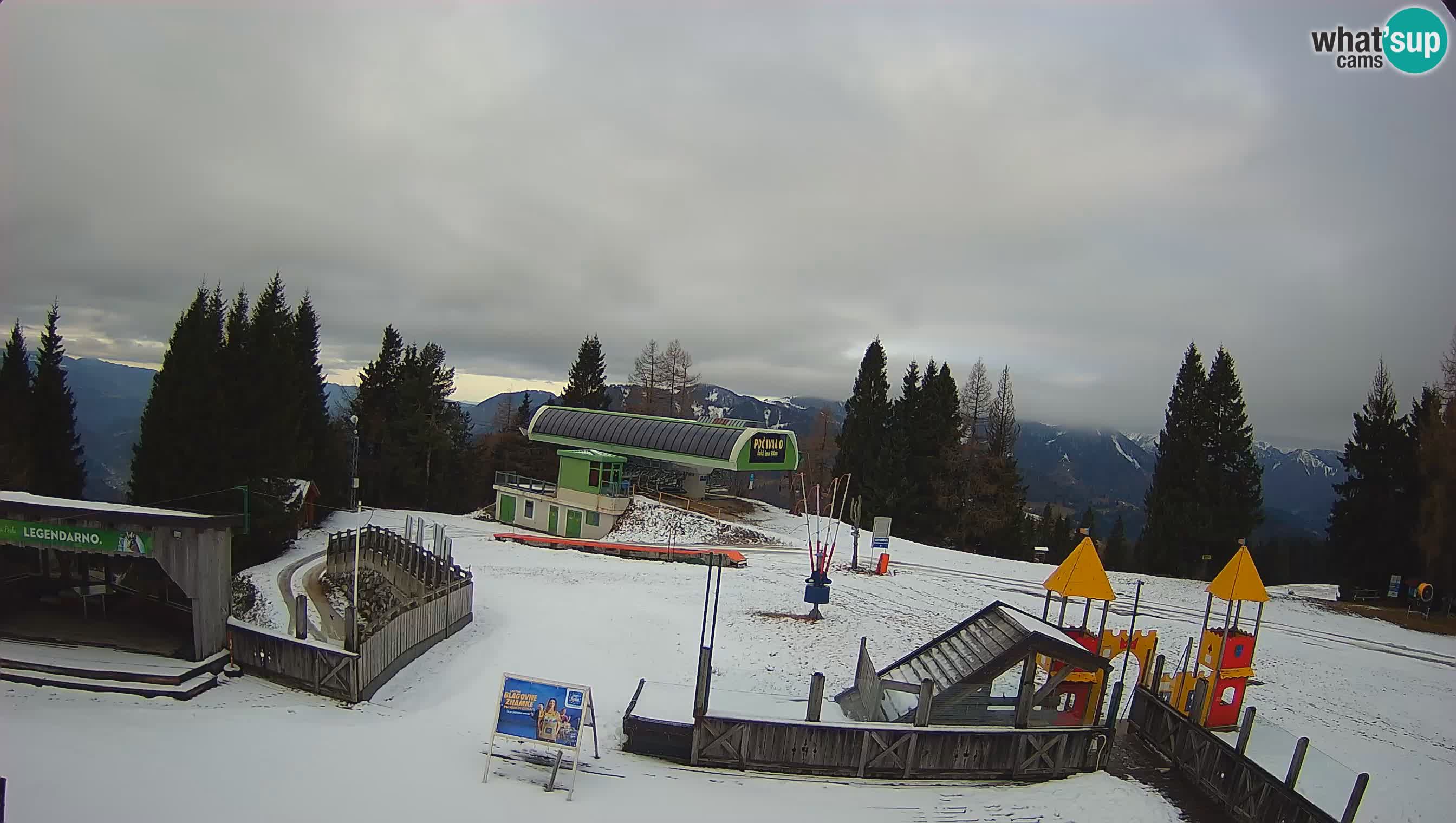 Webcam Počivalo – Alpska Perla | Vista live dalla stazione sciistica di Cerkno