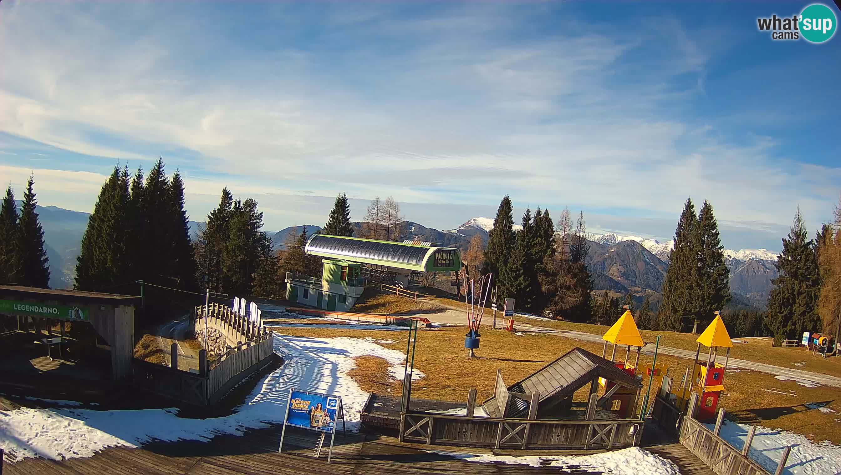 Webcam de la station de ski des Alpes slovènes à Cerkno Počivalo