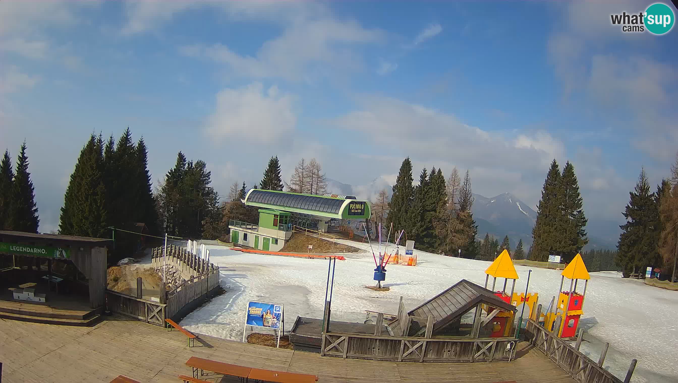 Webcam Počivalo – Alpska Perla | Vista live dalla stazione sciistica di Cerkno
