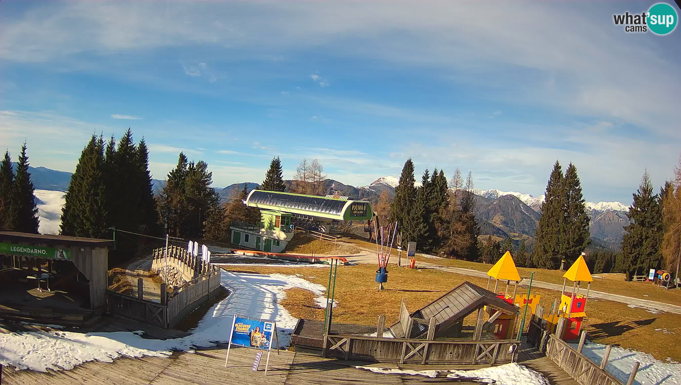 Webcam Počivalo – Alpska Perla | Vista live dalla stazione sciistica di Cerkno
