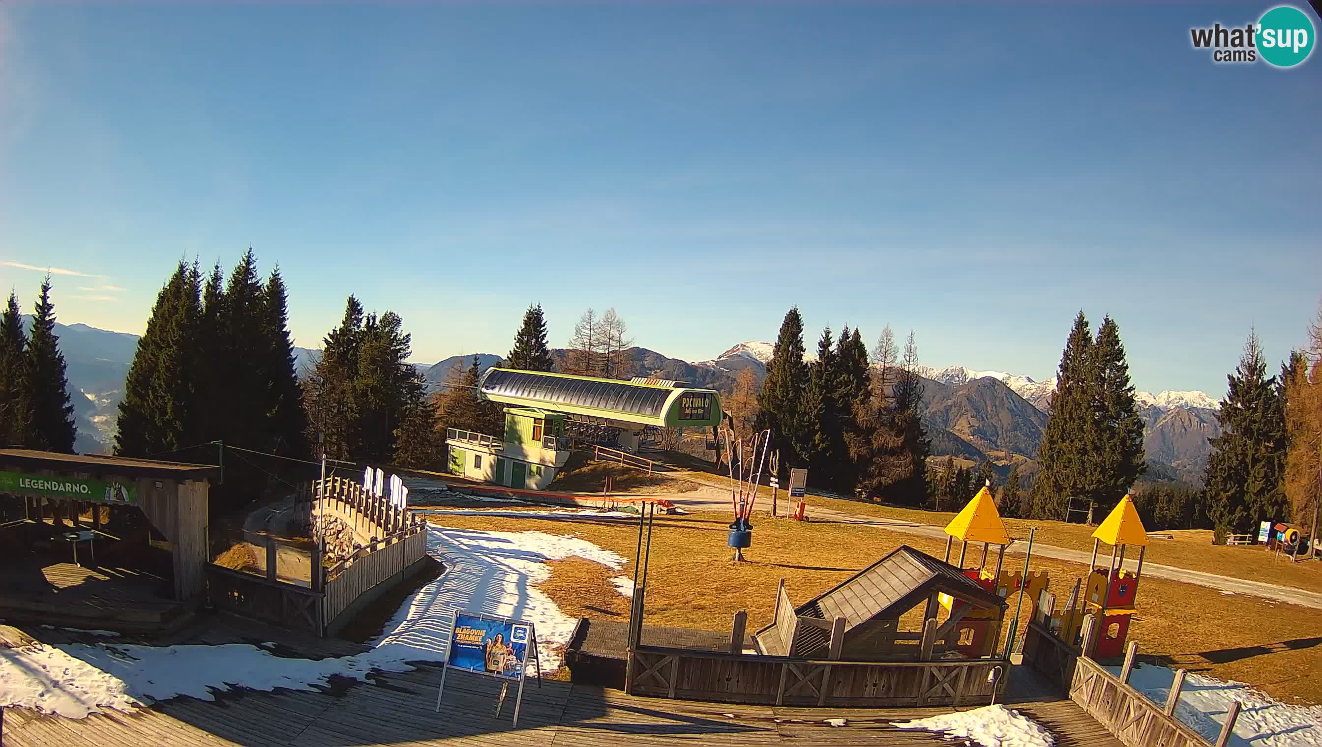 Spletna kamera Počivalo – Alpska Perla | Pogled v živo iz smučišča Cerkno