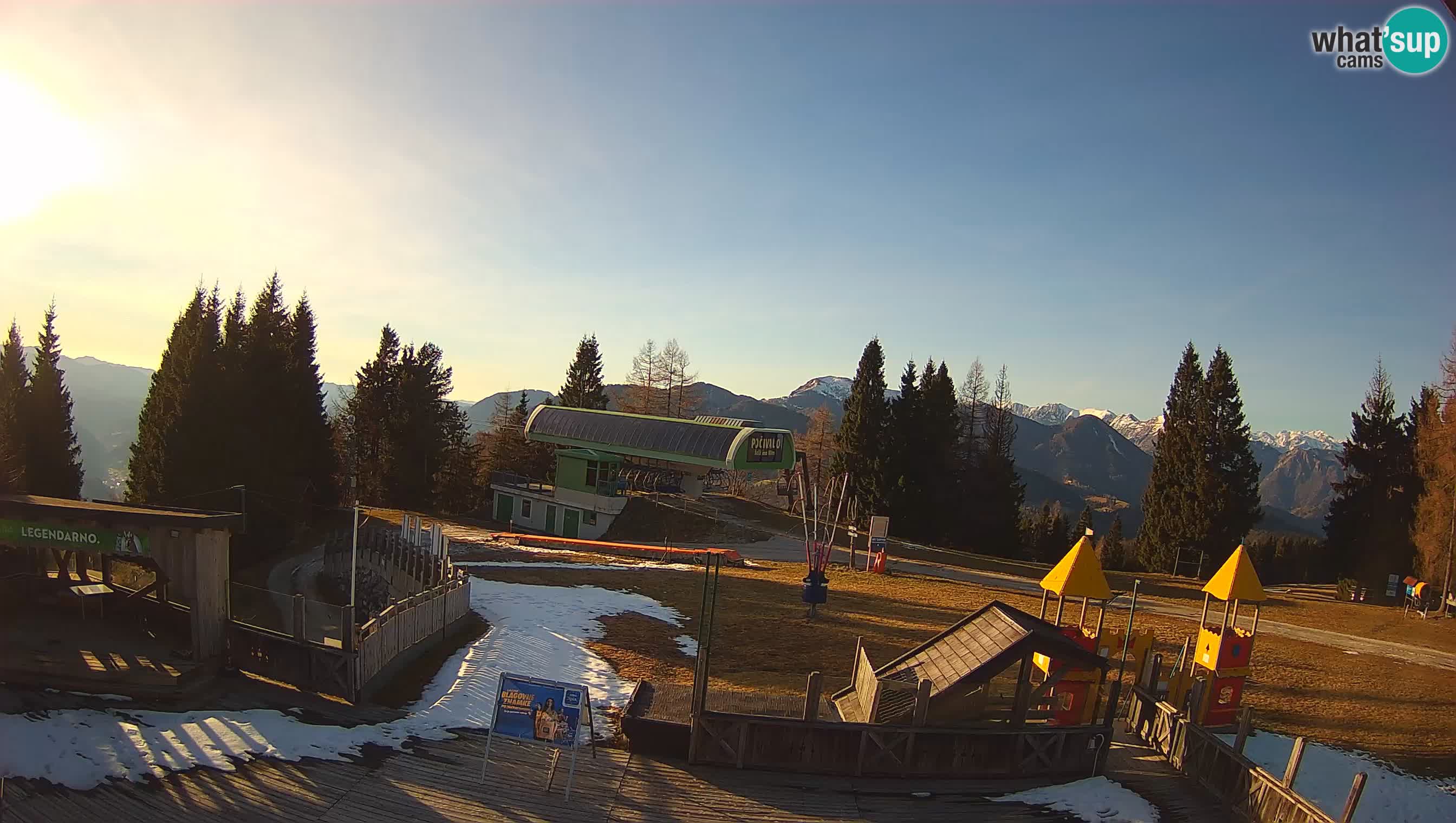 Cámara web Počivalo – Alpska Perla | Vista en vivo desde la estación de esquí Cerkno