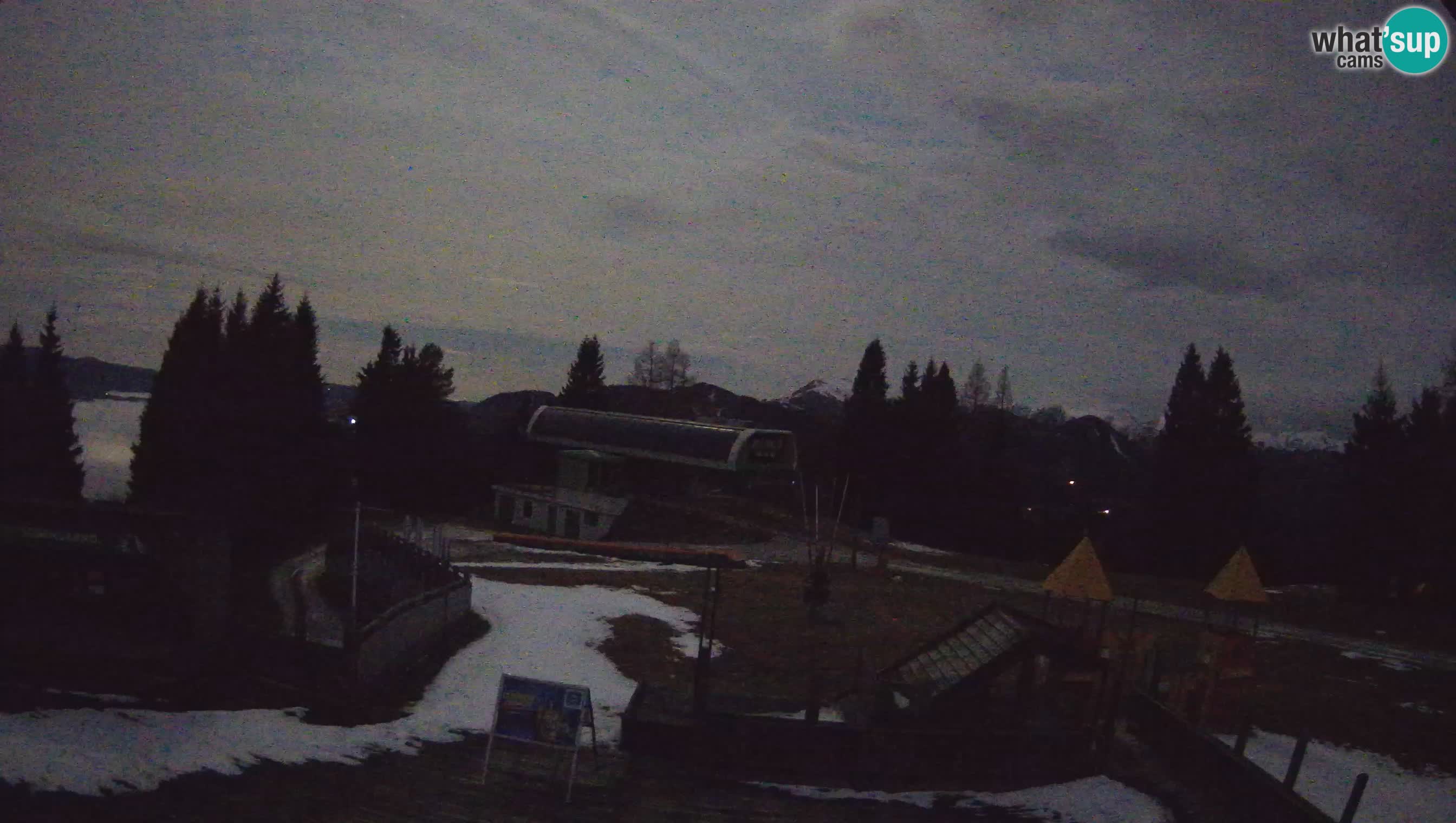 Webcam Počivalo – Alpska Perla | Vista live dalla stazione sciistica di Cerkno