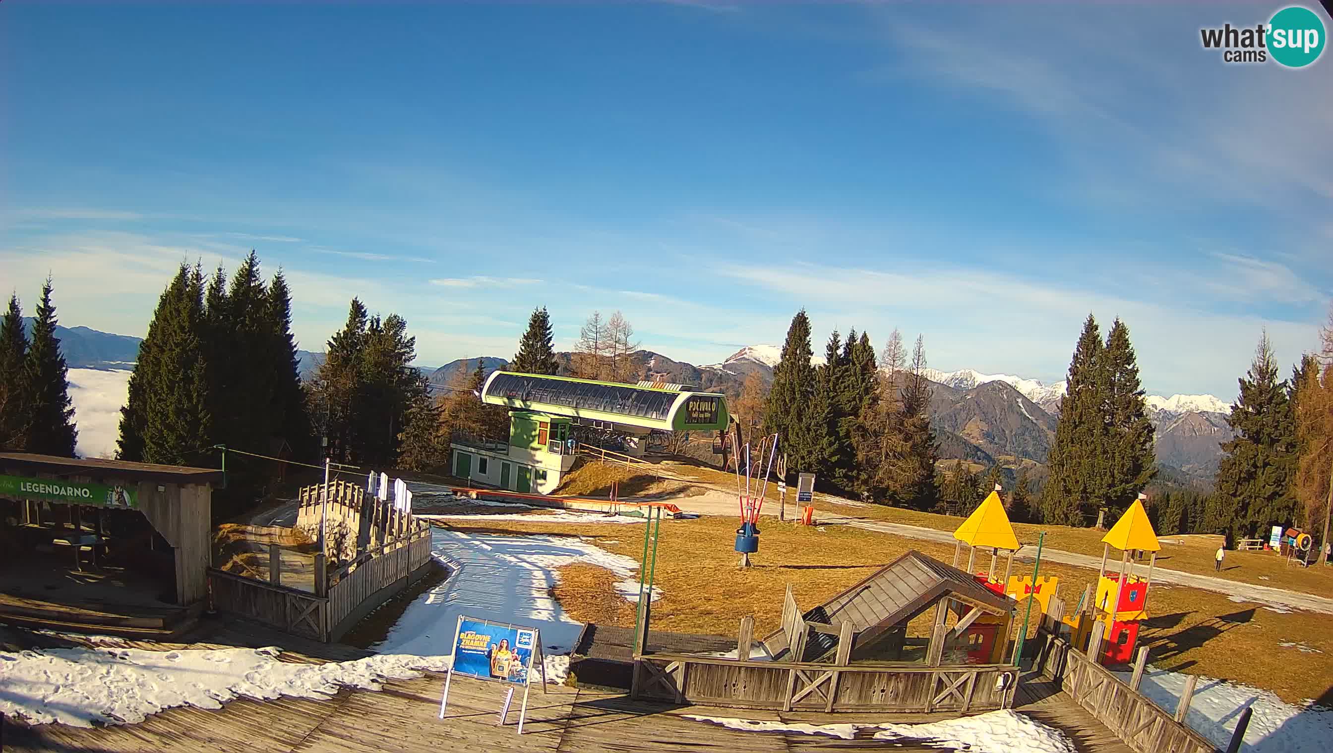 Webcam Počivalo – Alpska Perla | Vista live dalla stazione sciistica di Cerkno