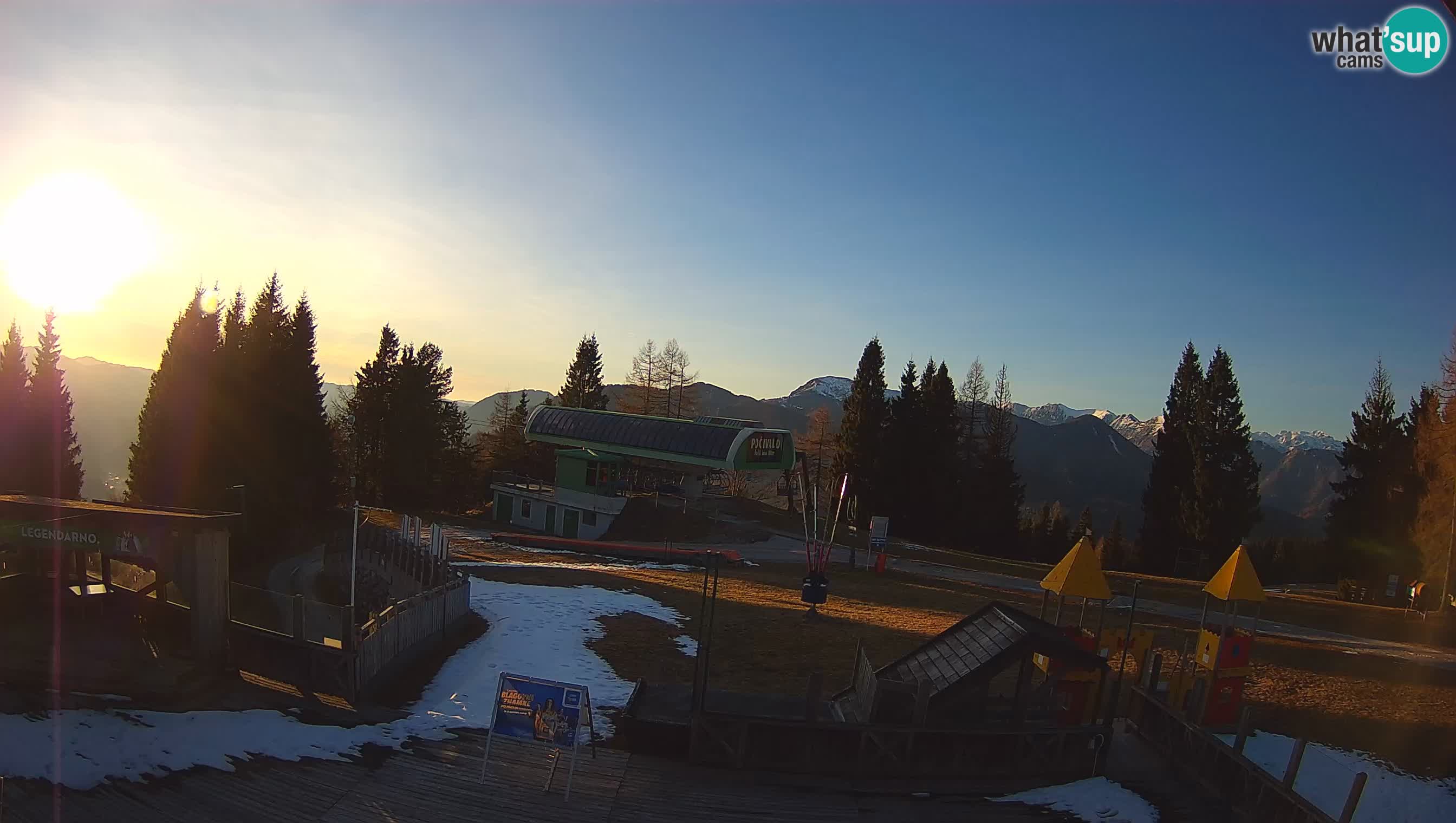 Cámara web Počivalo – Alpska Perla | Vista en vivo desde la estación de esquí Cerkno
