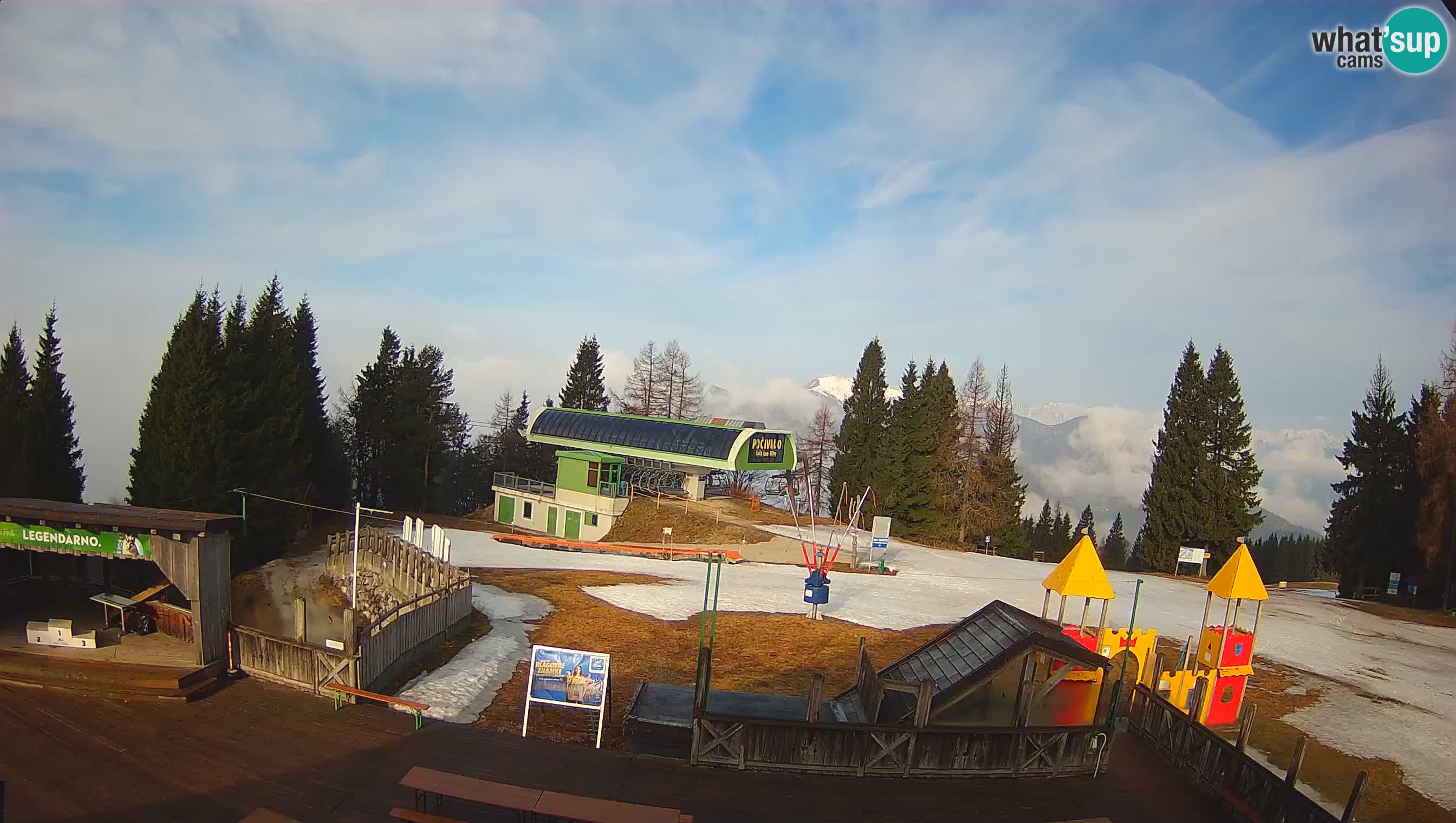 Cámara web Počivalo – Alpska Perla | Vista en vivo desde la estación de esquí Cerkno