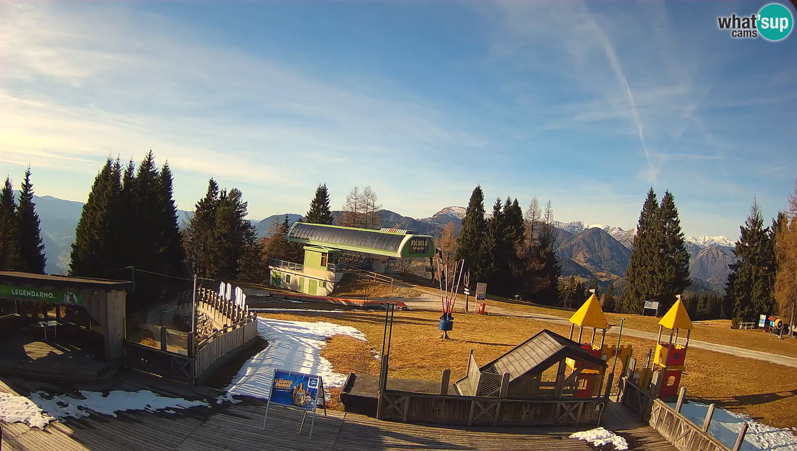 Web kamera Počivalo – Alpska Perla | Pogled uživo sa skijališta Cerkno