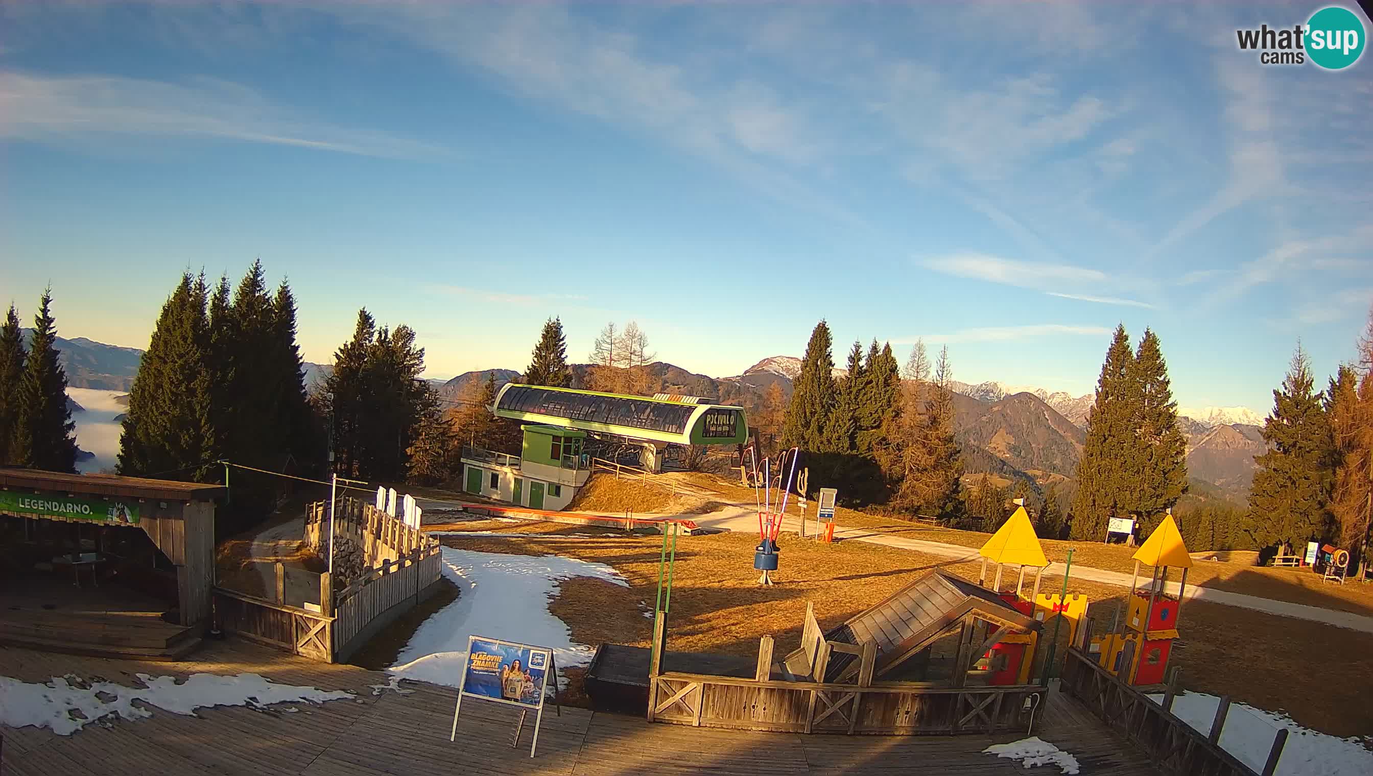 Webcam Počivalo – Alpska Perla | Vista live dalla stazione sciistica di Cerkno