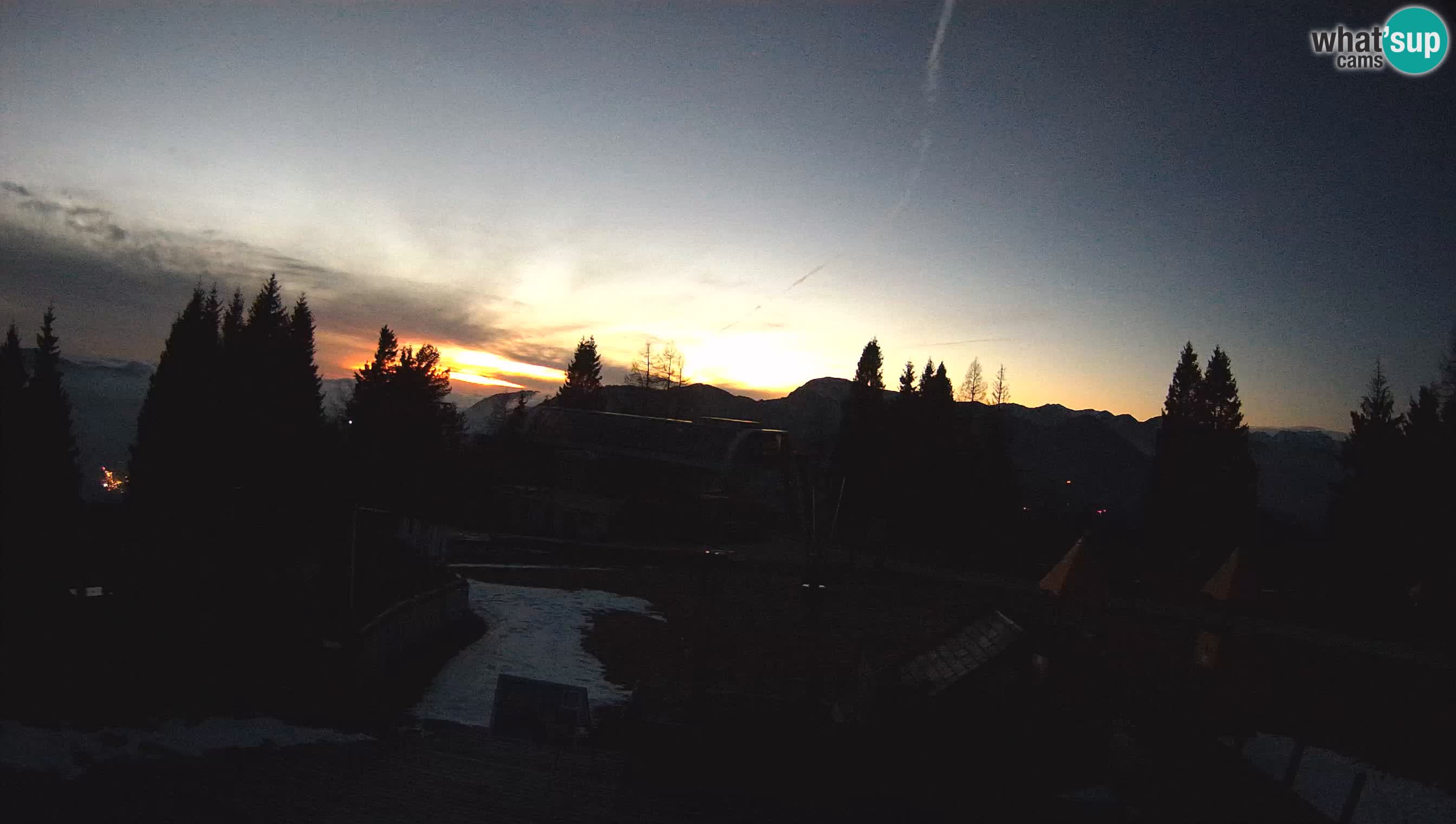 Webcam de la station de ski des Alpes slovènes à Cerkno Počivalo