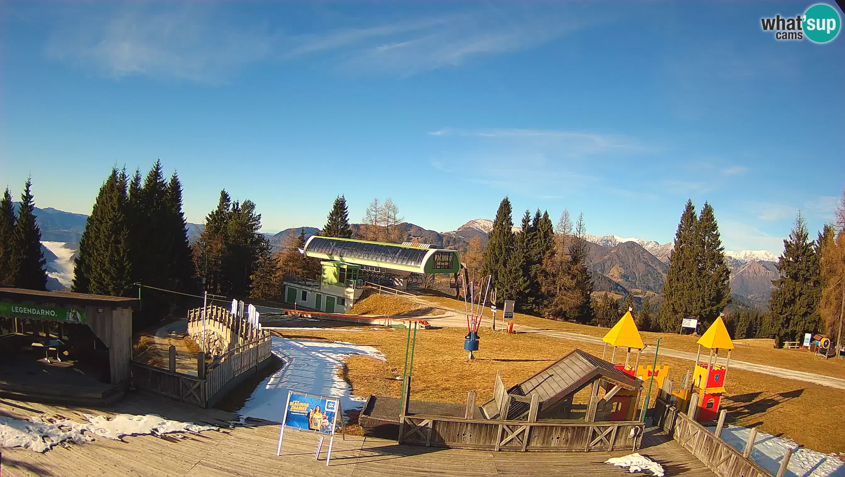 Webcam Počivalo – Alpska Perla | Vista live dalla stazione sciistica di Cerkno