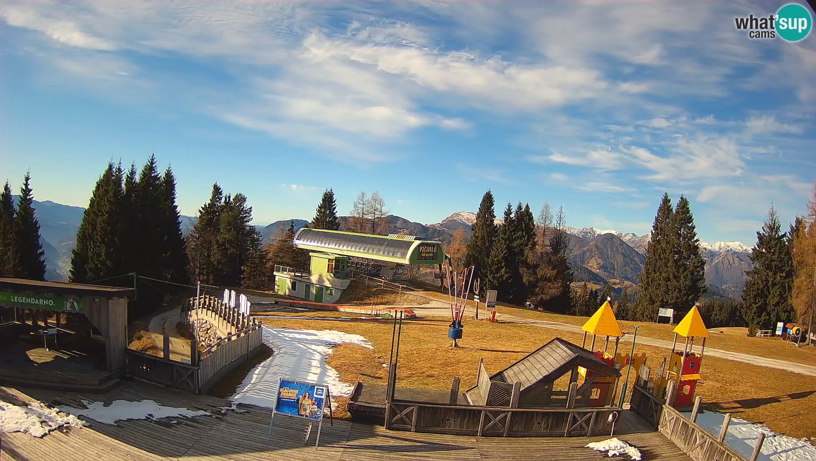 Webcam Počivalo – Alpska Perla | Vista live dalla stazione sciistica di Cerkno