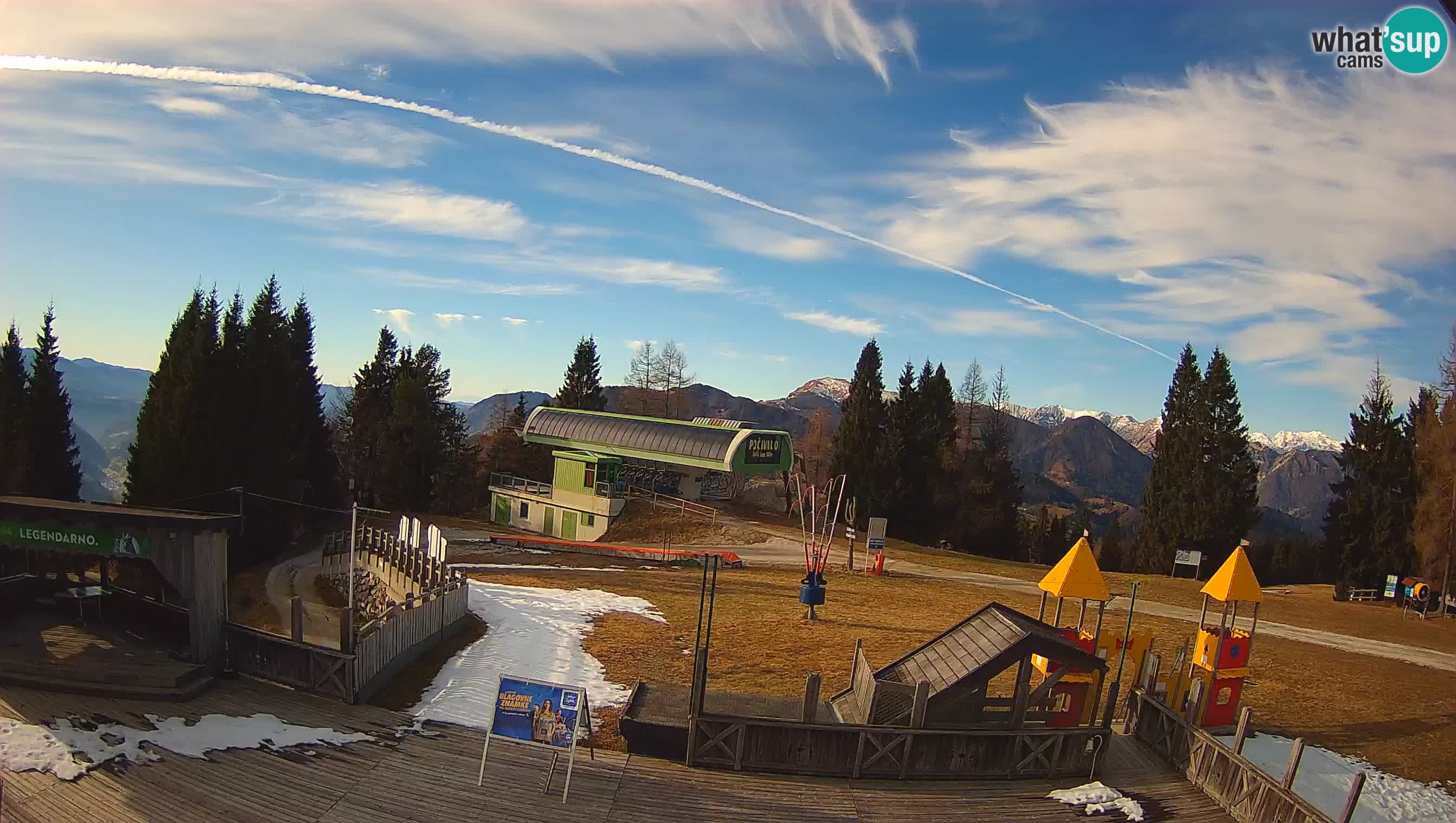 Webcam Počivalo – Alpska Perla | Vista live dalla stazione sciistica di Cerkno