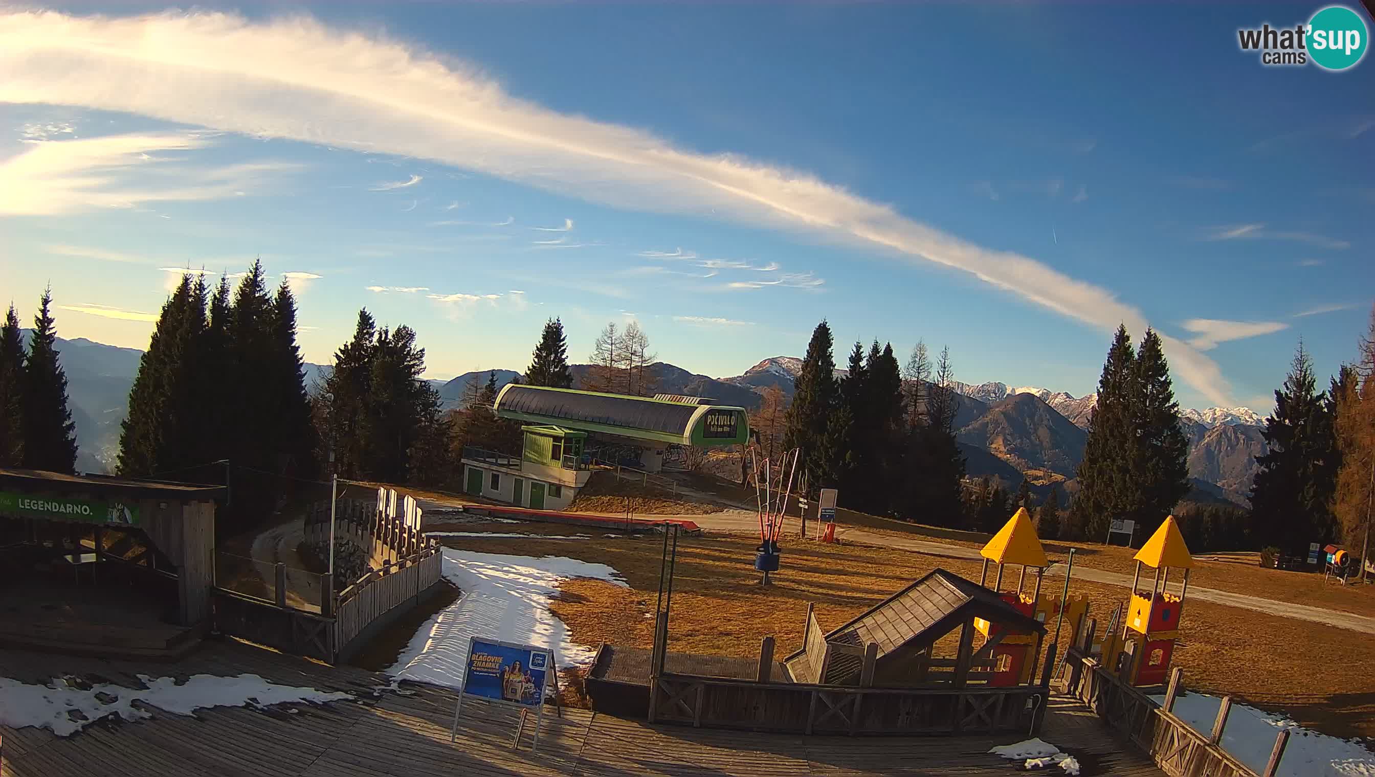 Webcam Počivalo – Alpska Perla | Vista live dalla stazione sciistica di Cerkno