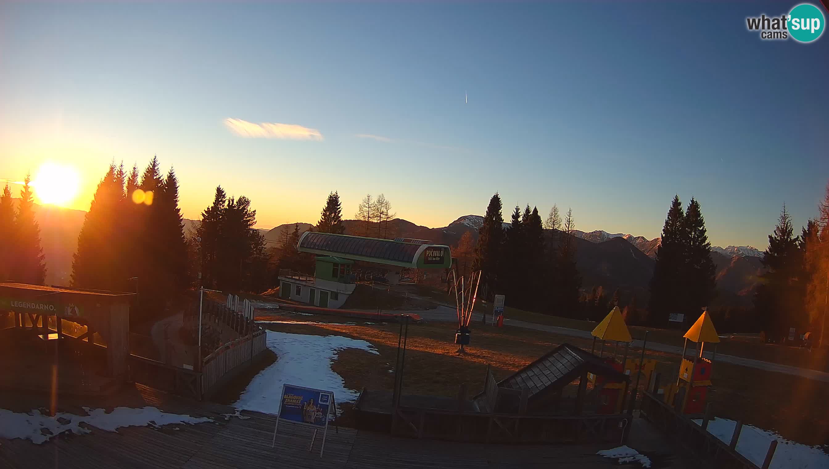 Webcam Počivalo – Alpska Perla | Vista live dalla stazione sciistica di Cerkno