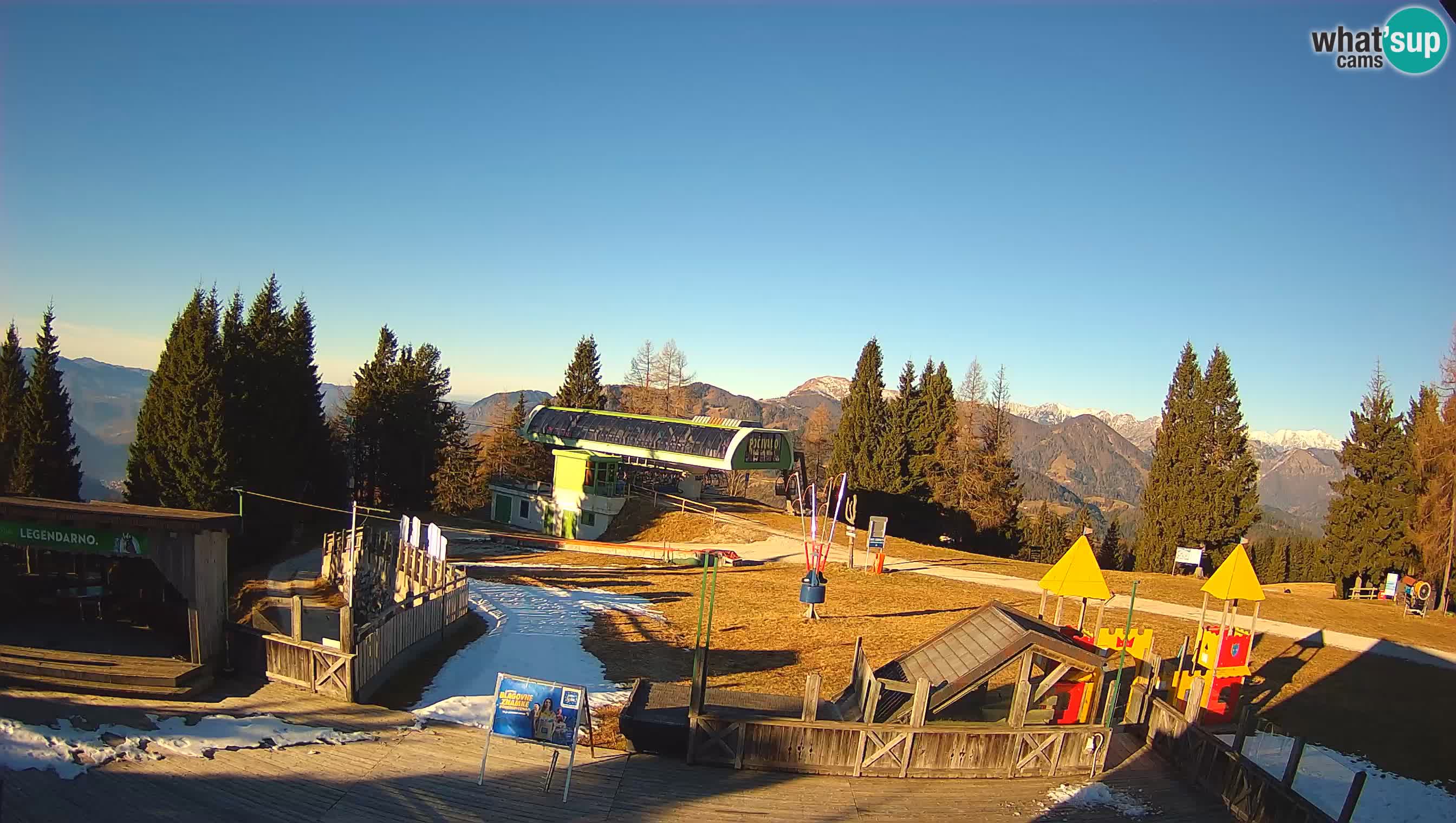 Cámara web Počivalo – Alpska Perla | Vista en vivo desde la estación de esquí Cerkno