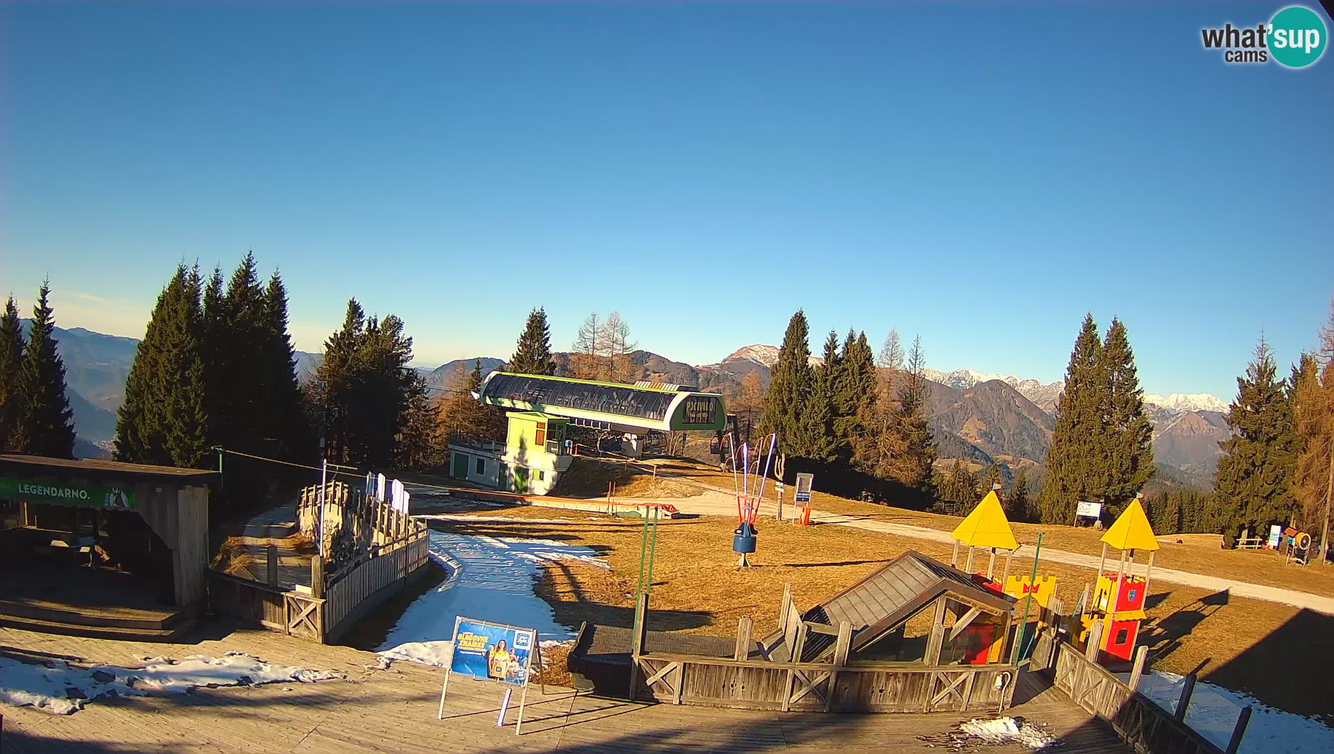 Webcam Počivalo – Alpska Perla | Vista live dalla stazione sciistica di Cerkno