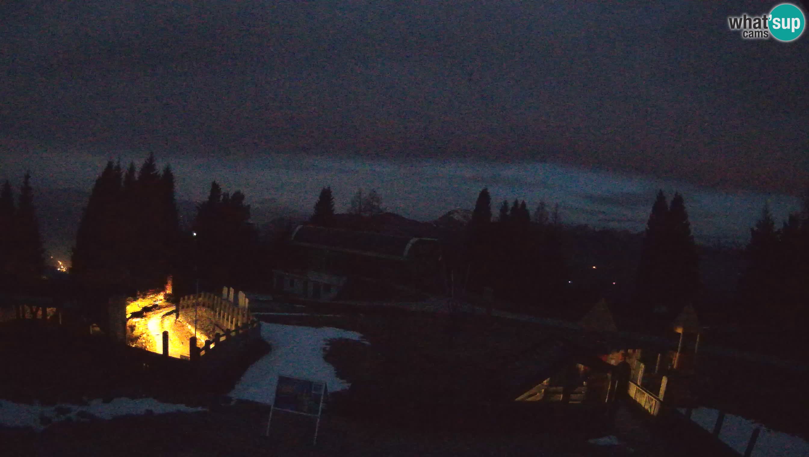 Webcam Počivalo – Alpska Perla | Vista live dalla stazione sciistica di Cerkno