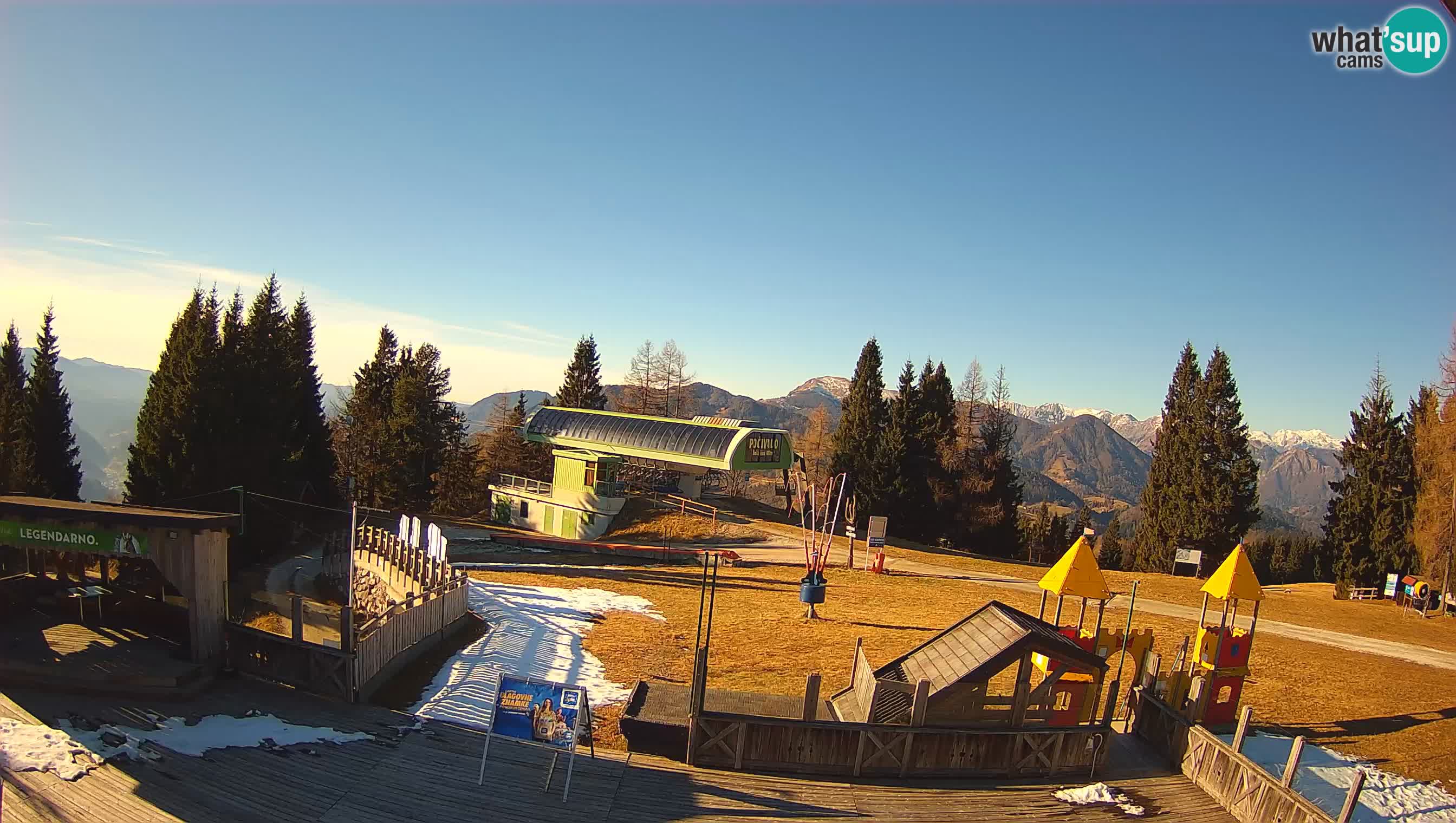 Webcam Počivalo – Alpska Perla | Vista live dalla stazione sciistica di Cerkno