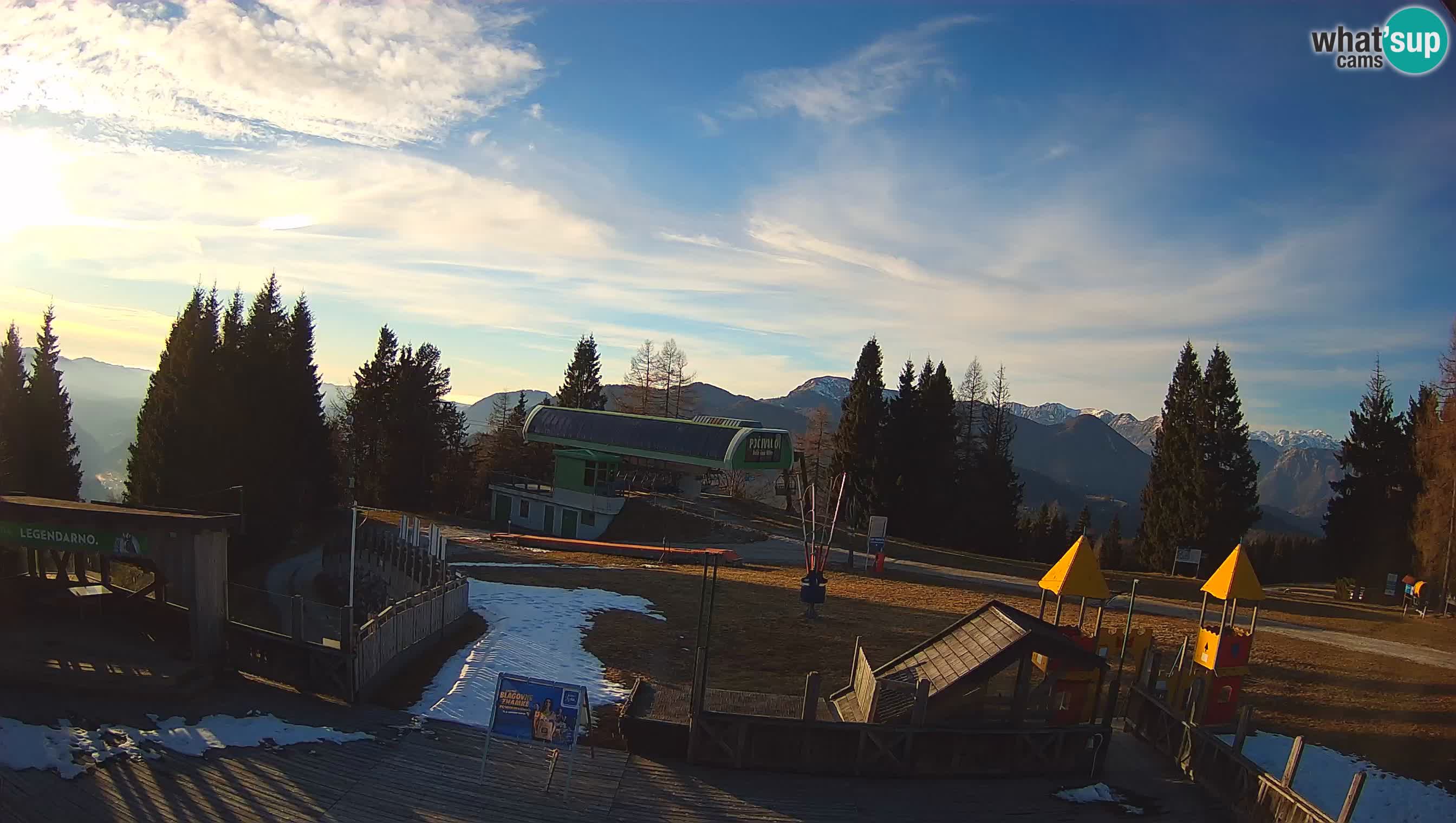 Webcam Počivalo – Alpska Perla | Vista live dalla stazione sciistica di Cerkno