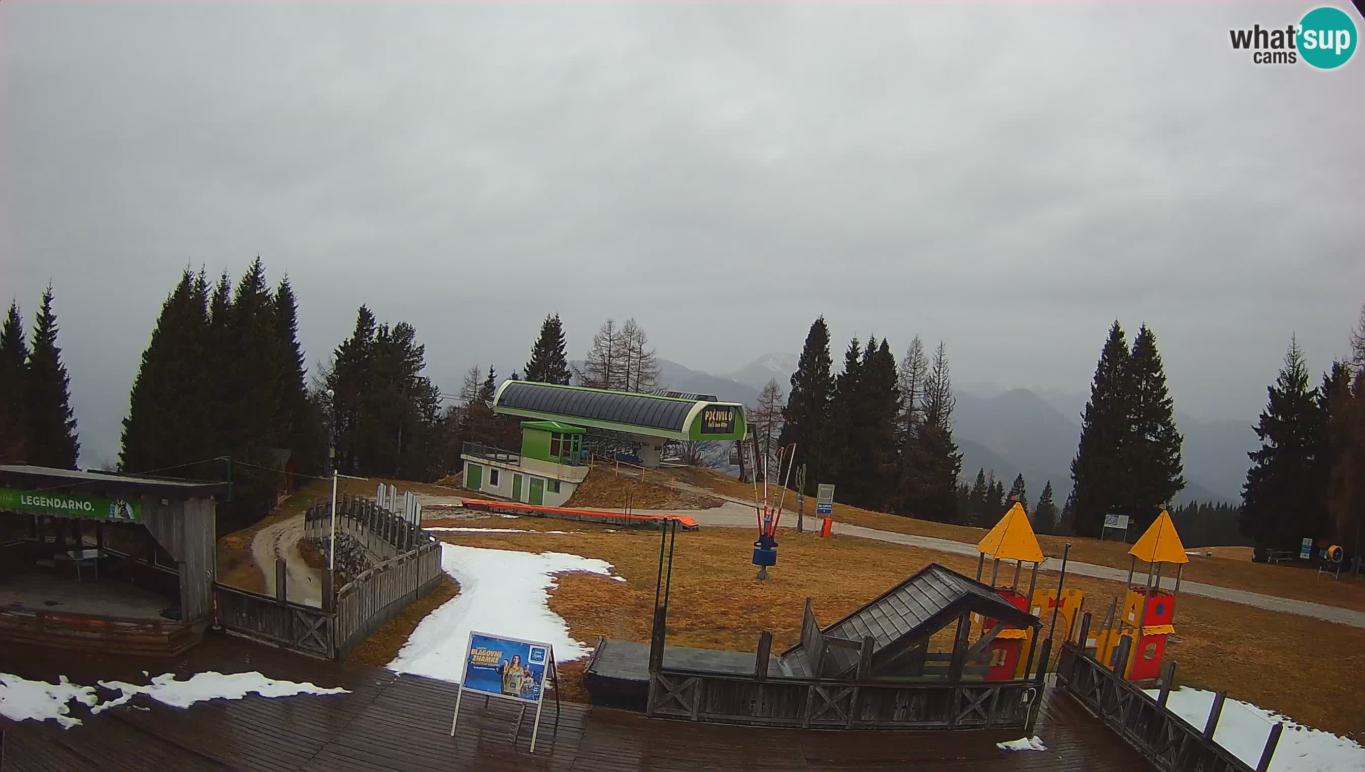 Spletna kamera Počivalo – Alpska Perla | Pogled v živo iz smučišča Cerkno