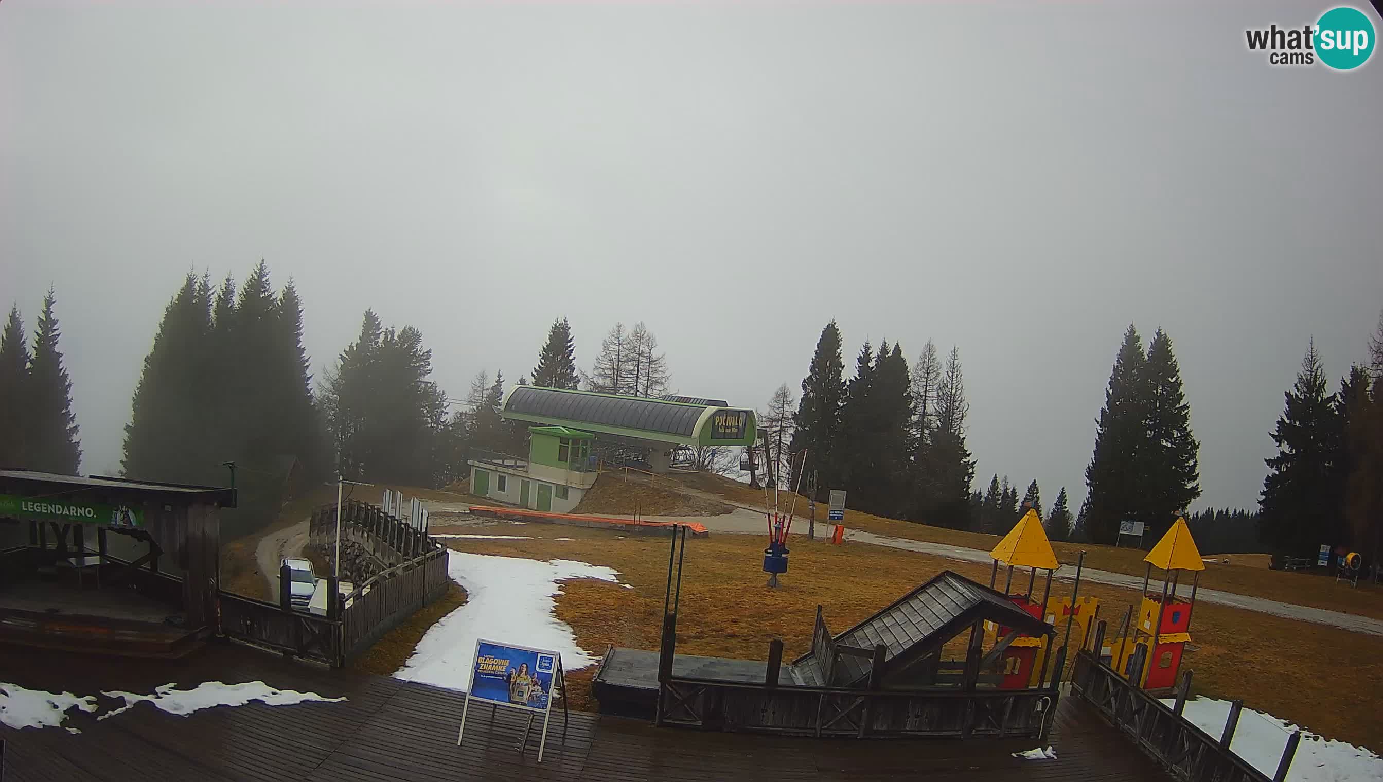 Webcam de la station de ski des Alpes slovènes à Cerkno Počivalo