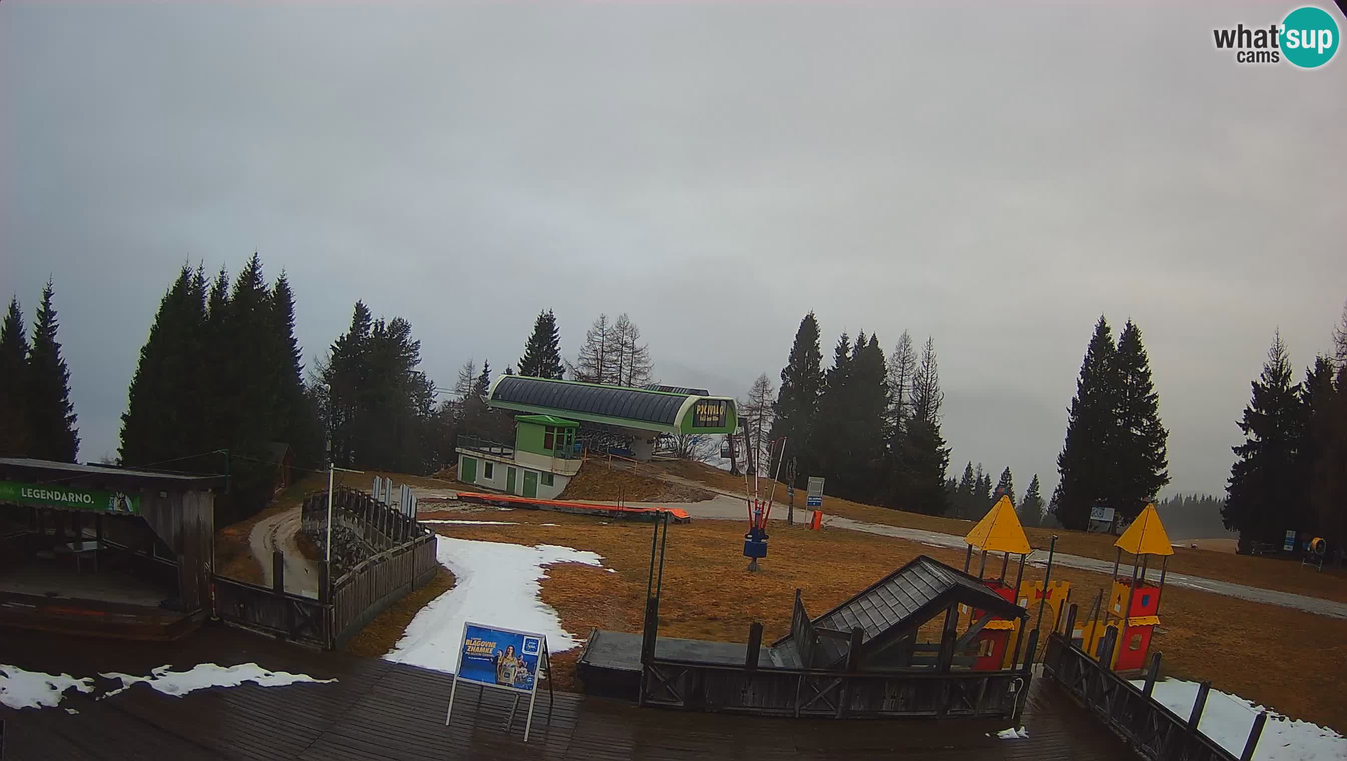 Webcam Počivalo – Alpska Perla | Vista live dalla stazione sciistica di Cerkno