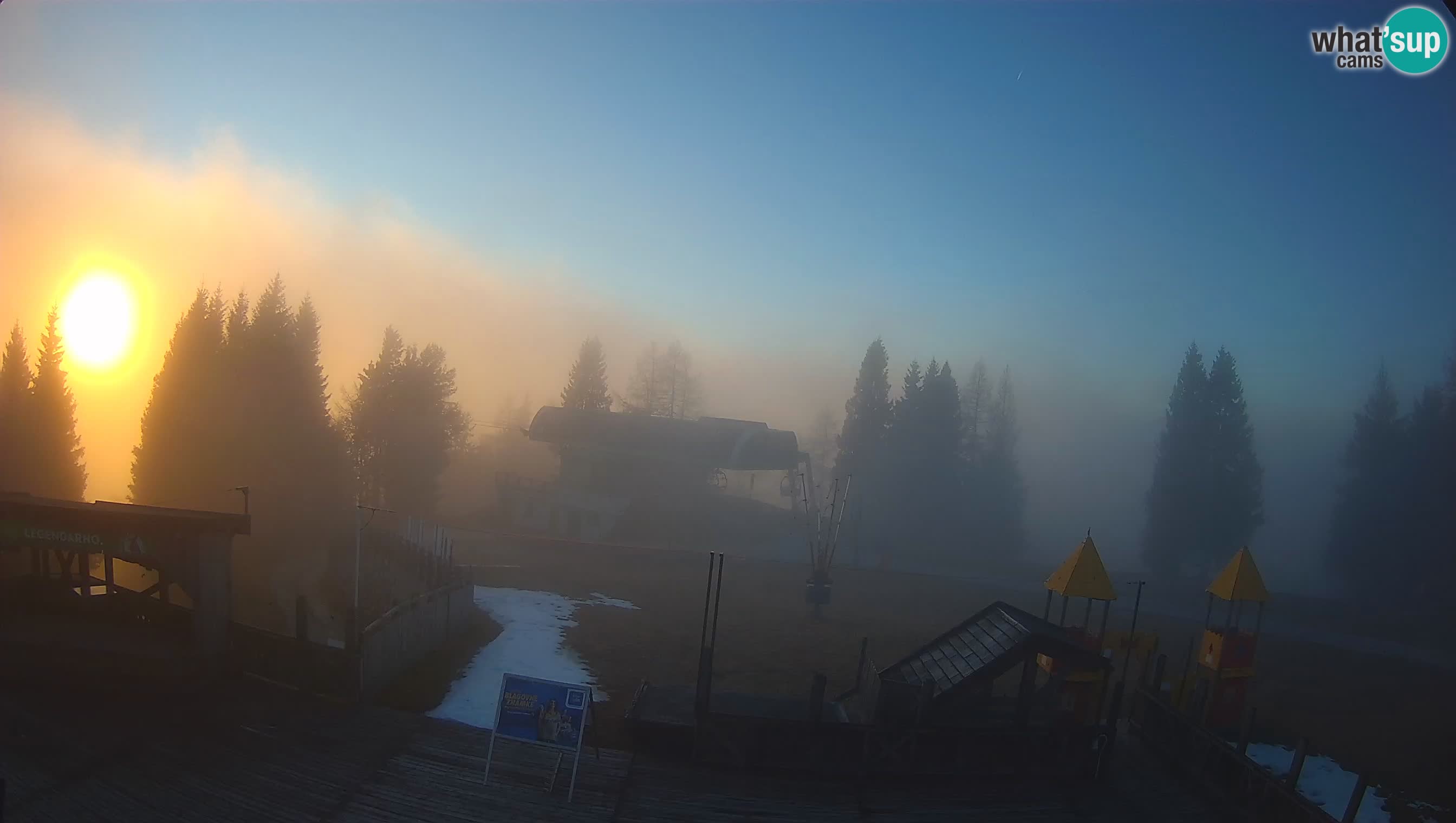 Webcam Počivalo – Alpska Perla | Vista live dalla stazione sciistica di Cerkno