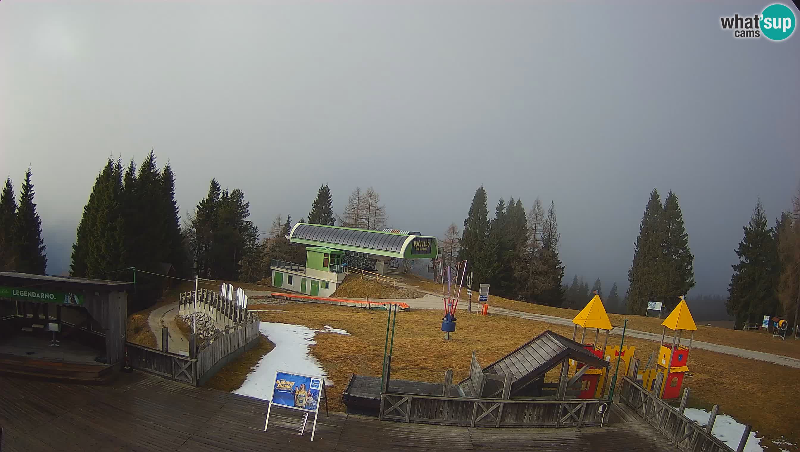 Spletna kamera Počivalo – Alpska Perla | Pogled v živo iz smučišča Cerkno