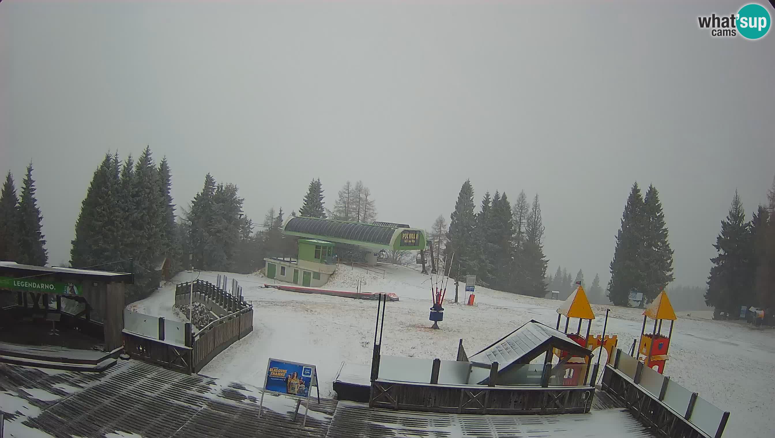 Web kamera Počivalo – Alpska Perla | Pogled uživo sa skijališta Cerkno