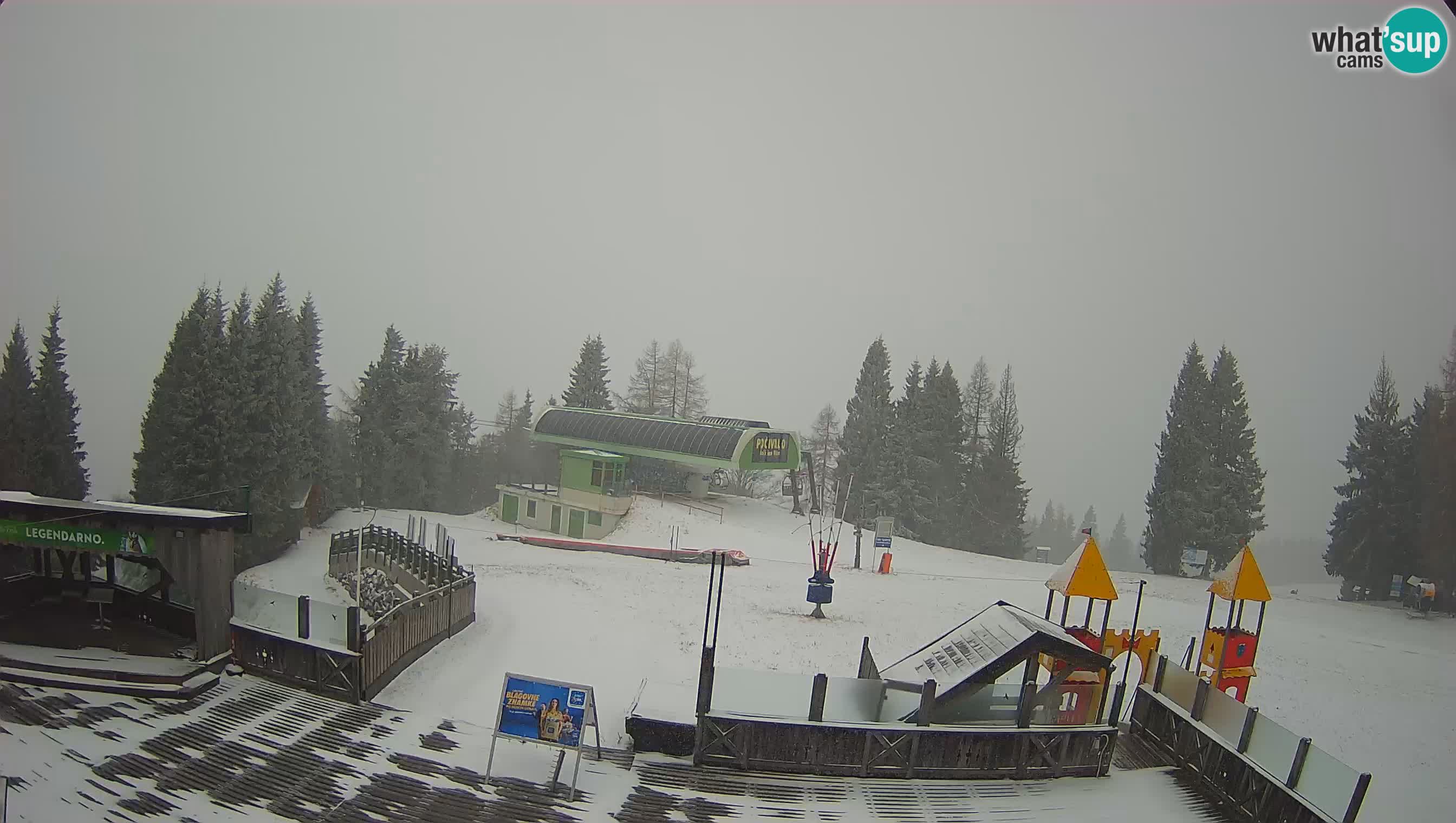 Web kamera Počivalo – Alpska Perla | Pogled uživo sa skijališta Cerkno