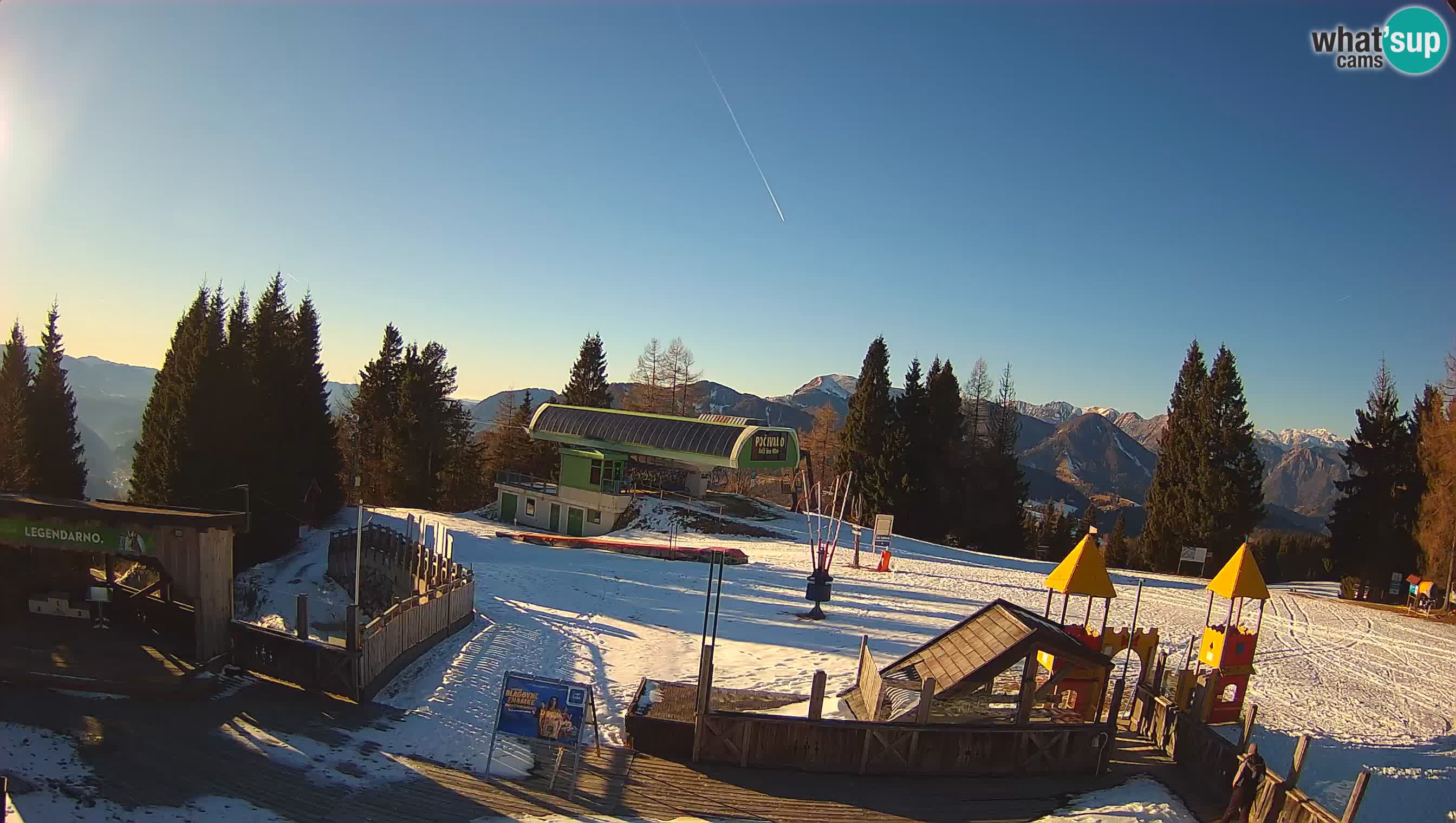 Webcam de la station de ski des Alpes slovènes à Cerkno Počivalo