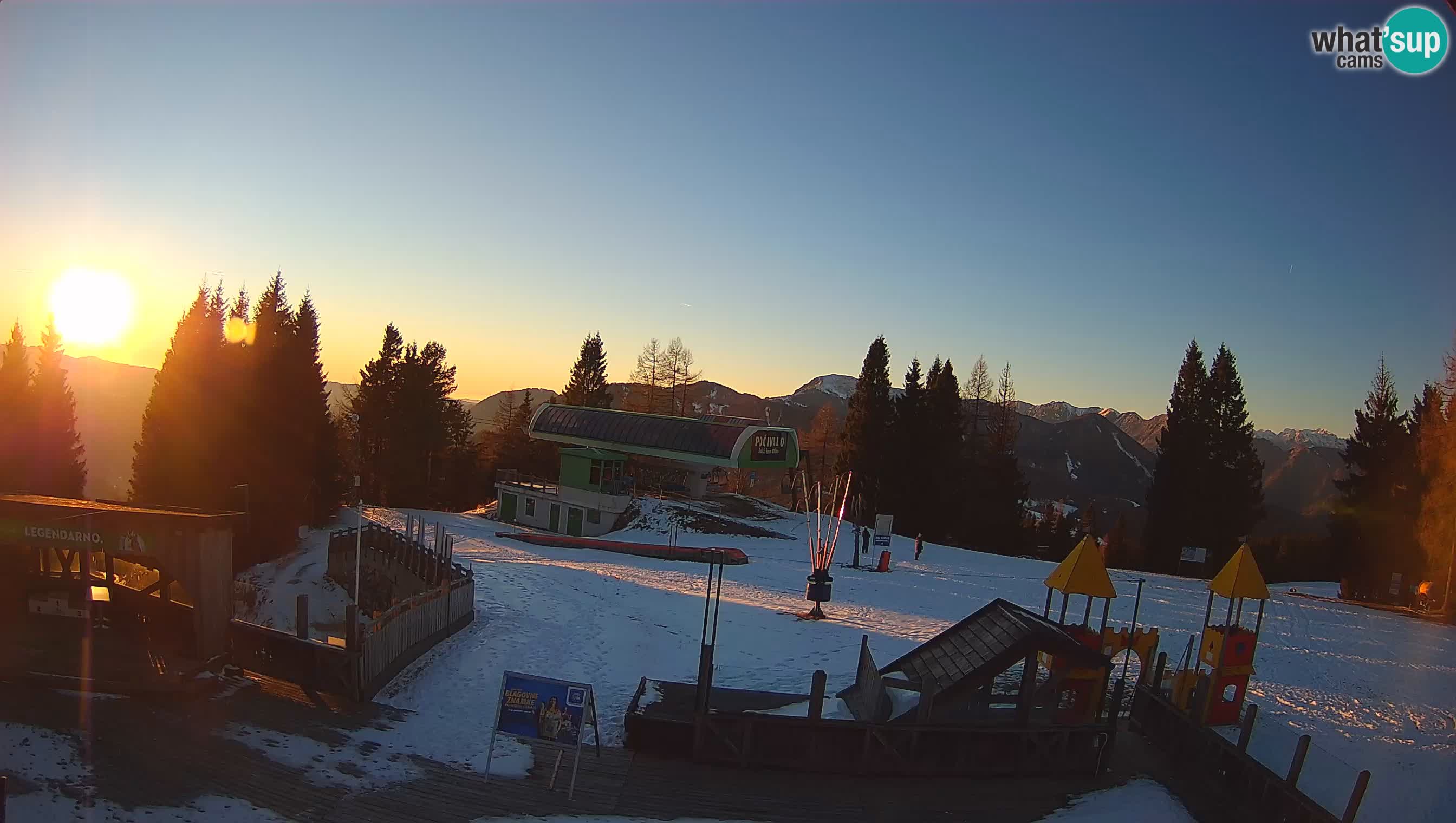 Webcam Počivalo – Alpska Perla | Liveblick vom Skigebiet Cerkno