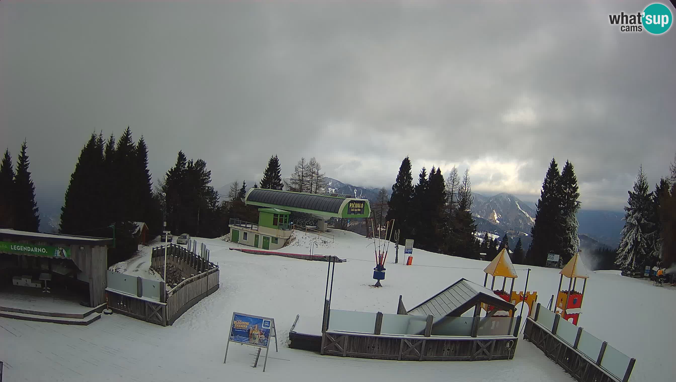 Web kamera Počivalo – Alpska Perla | Pogled uživo sa skijališta Cerkno