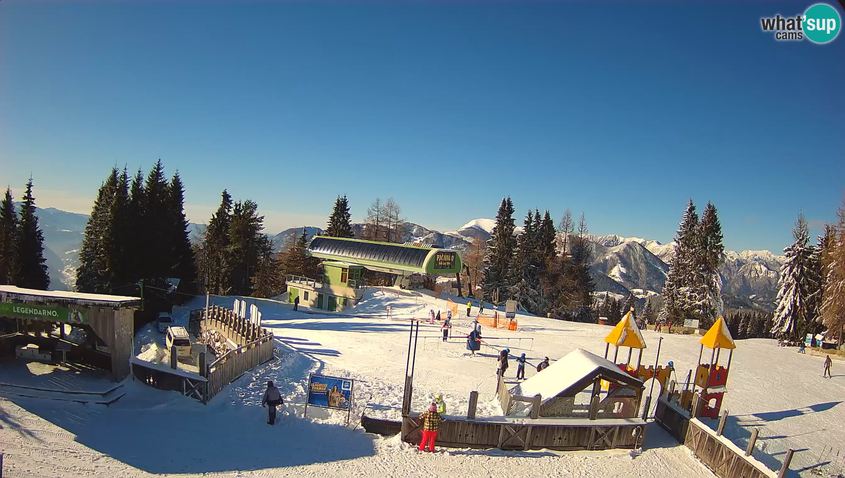 Webcam Počivalo – Alpska Perla | Vista live dalla stazione sciistica di Cerkno