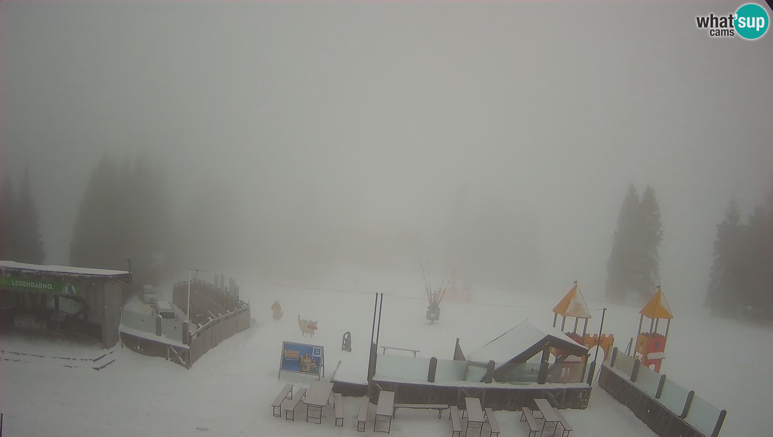 Webcam Počivalo – Alpska Perla | Vista live dalla stazione sciistica di Cerkno