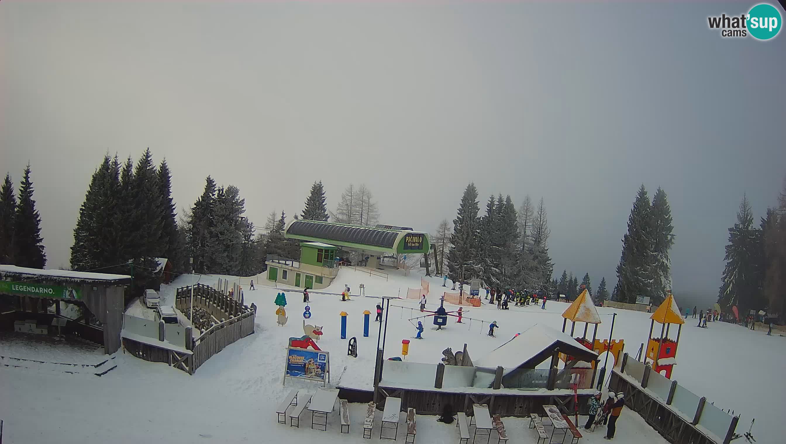 Web kamera Počivalo – Alpska Perla | Pogled uživo sa skijališta Cerkno