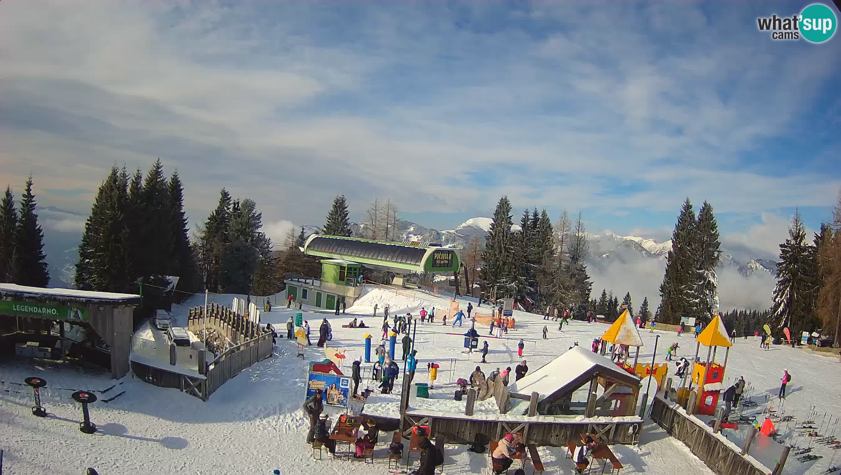 Web kamera Počivalo – Alpska Perla | Pogled uživo sa skijališta Cerkno