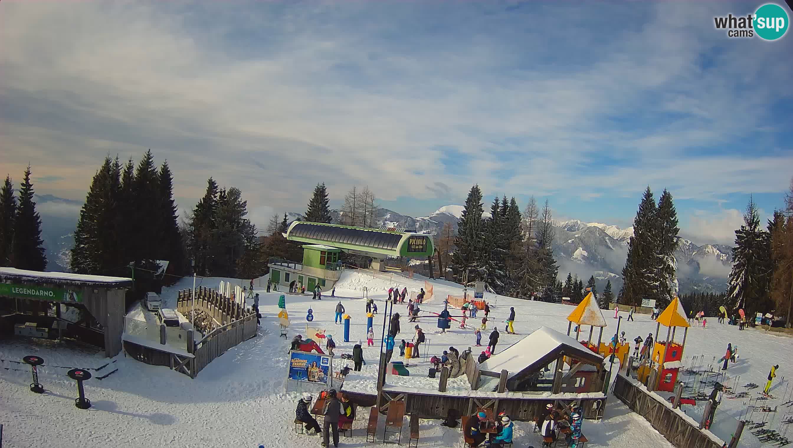 Webcam Počivalo – Alpska Perla | Vista live dalla stazione sciistica di Cerkno