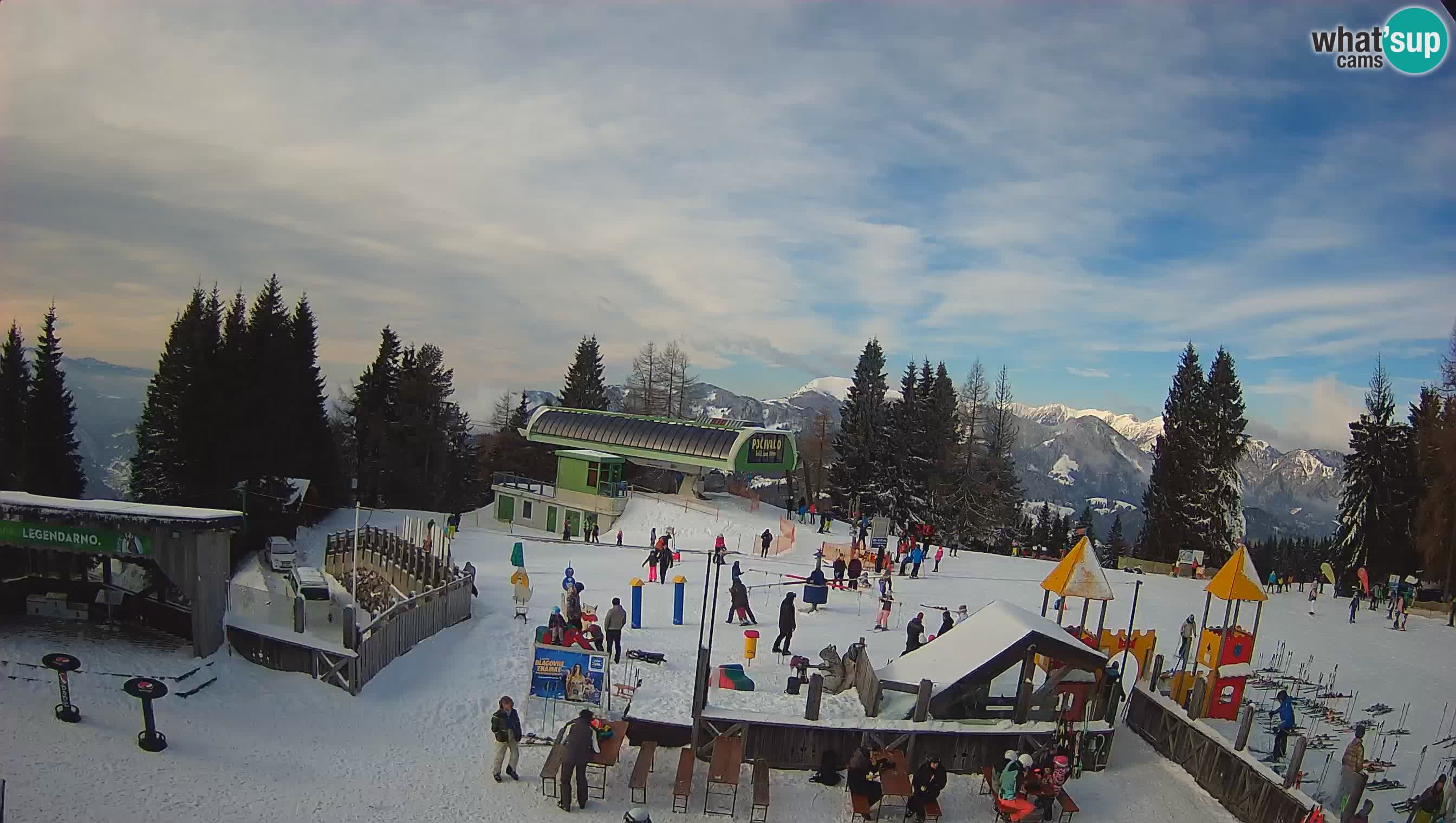 Webcam Počivalo – Alpska Perla | Vista live dalla stazione sciistica di Cerkno
