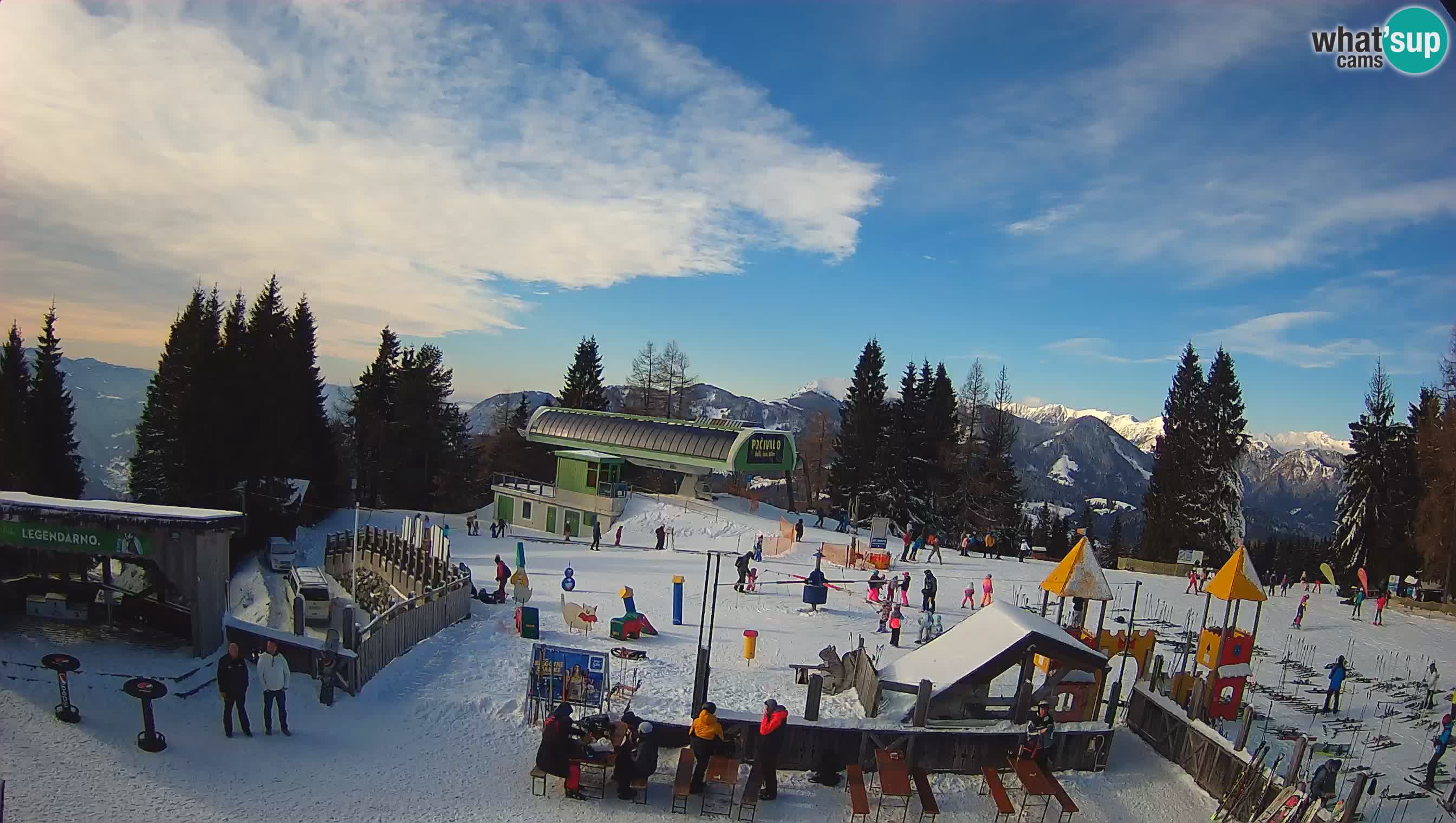 Webcam Počivalo – Alpska Perla | Vista live dalla stazione sciistica di Cerkno