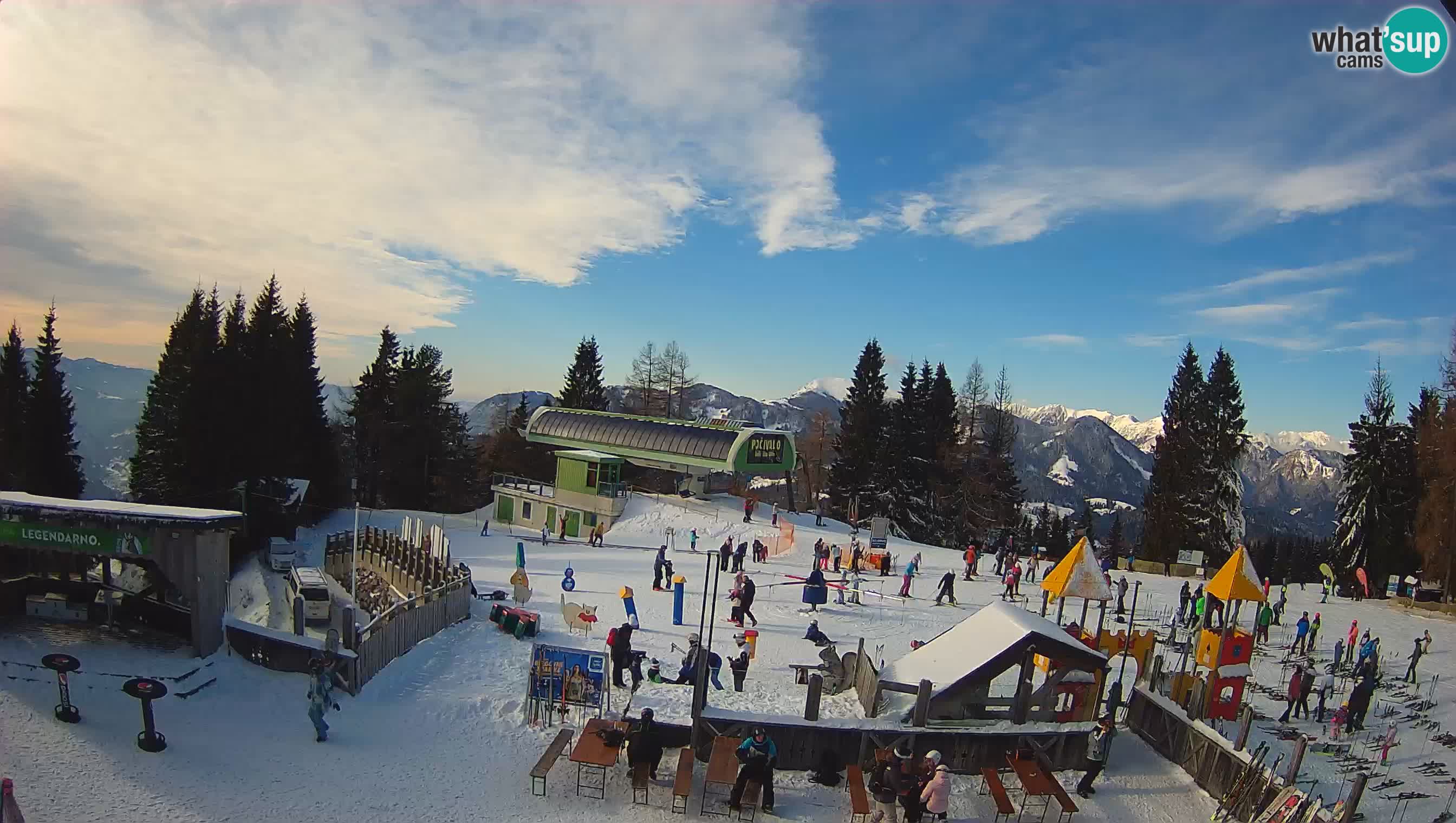 Webcam Počivalo – Alpska Perla | Vista live dalla stazione sciistica di Cerkno