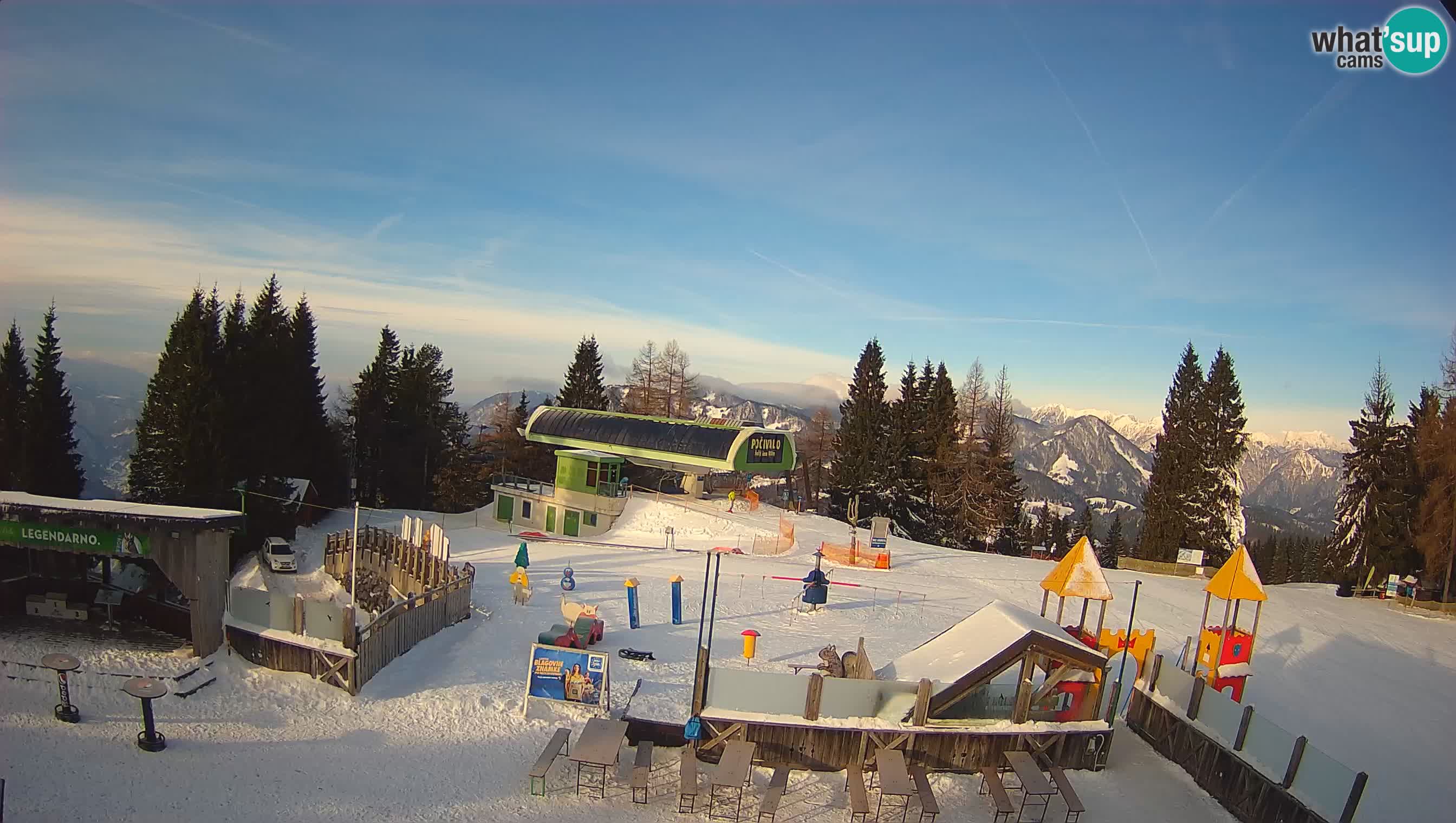 Webcam Počivalo – Alpska Perla | Vista live dalla stazione sciistica di Cerkno