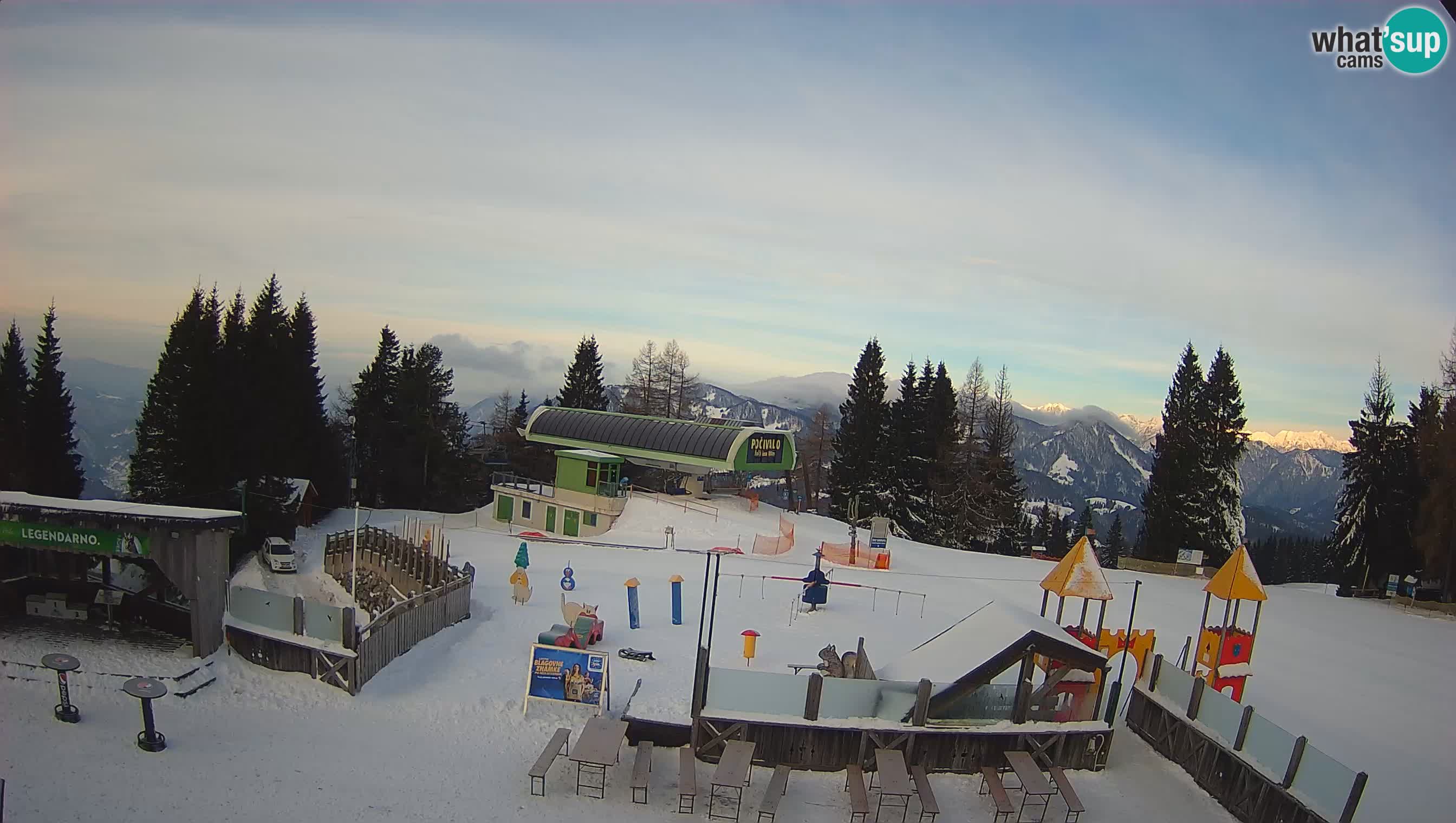 Webcam Počivalo – Alpska Perla | Vista live dalla stazione sciistica di Cerkno