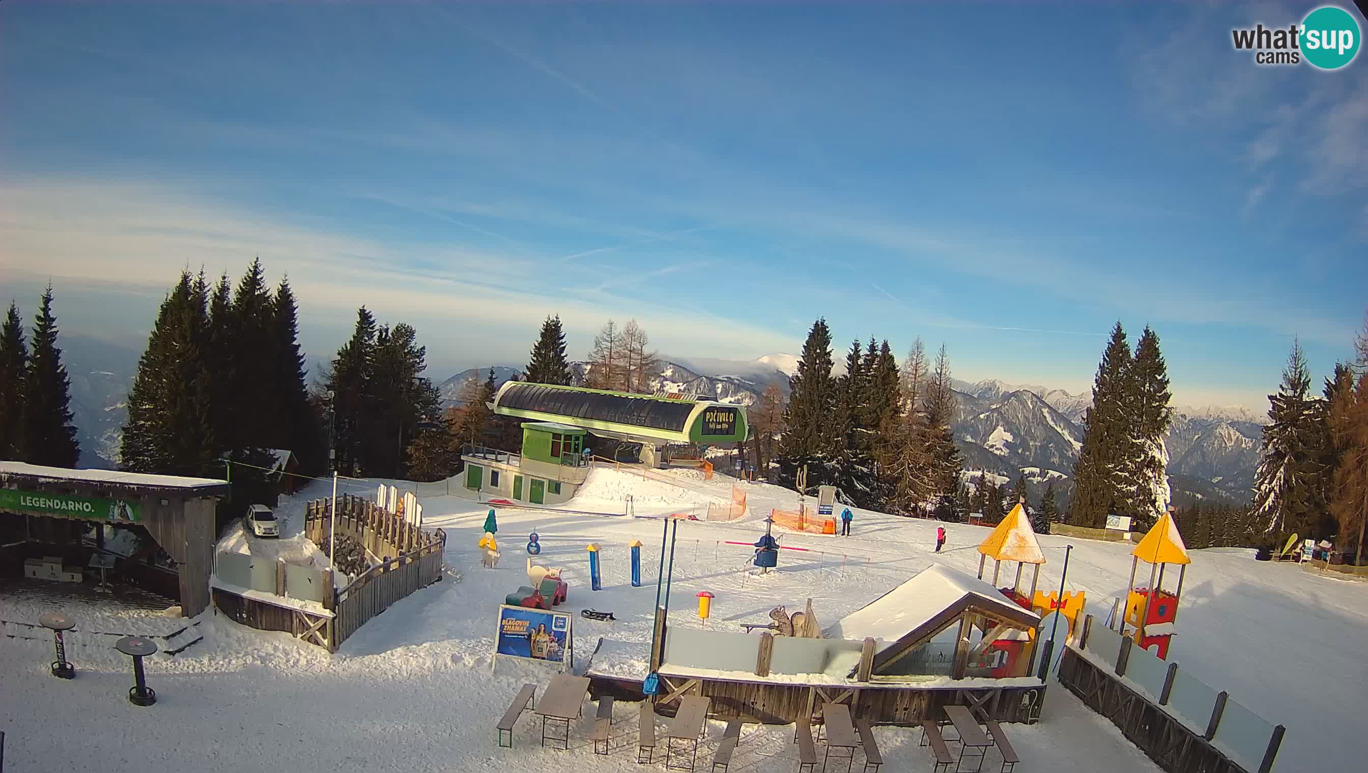 Webcam Počivalo – Alpska Perla | Vista live dalla stazione sciistica di Cerkno