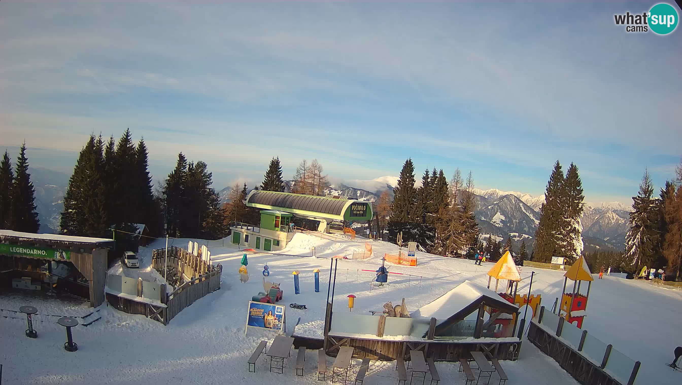 Web kamera Počivalo – Alpska Perla | Pogled uživo sa skijališta Cerkno