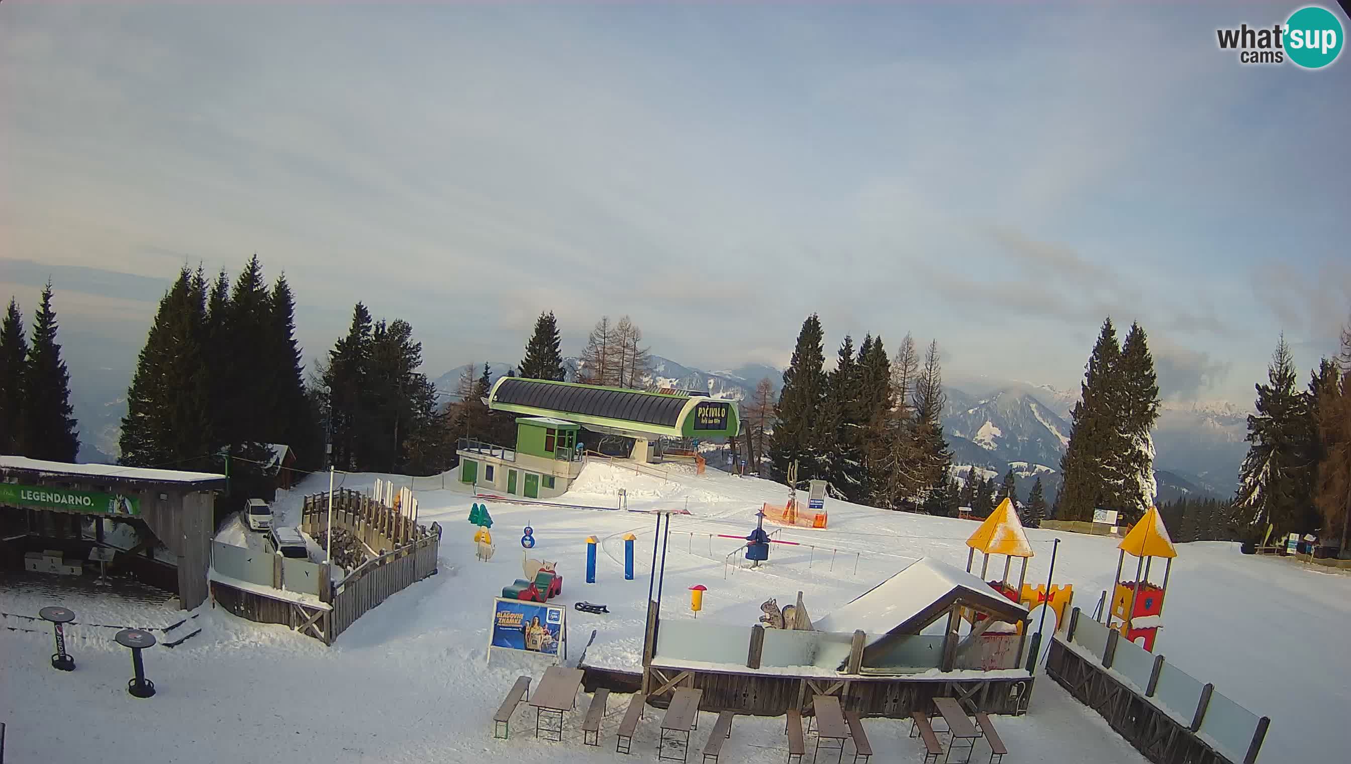Webcam Počivalo – Alpska Perla | Vista live dalla stazione sciistica di Cerkno