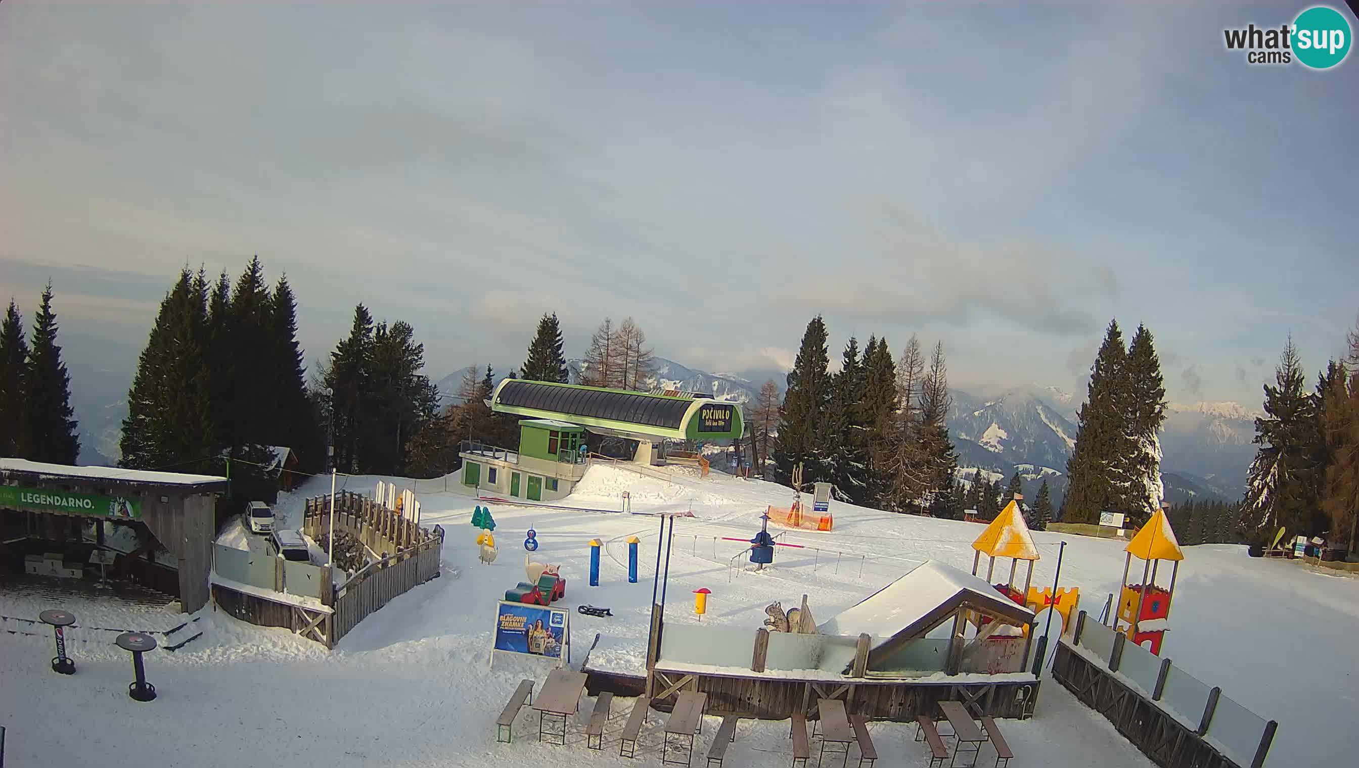 Cámara web Počivalo – Alpska Perla | Vista en vivo desde la estación de esquí Cerkno