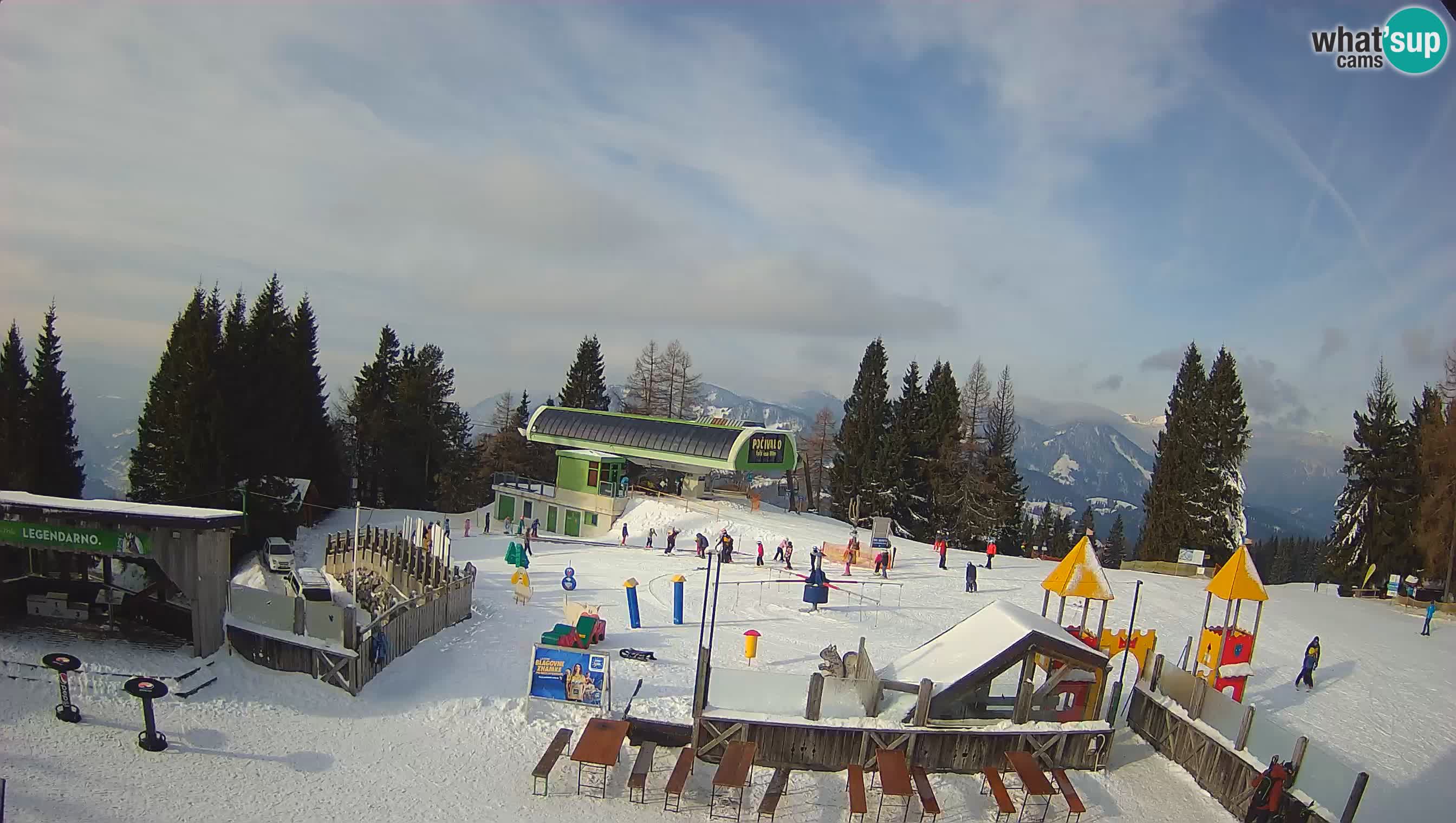 Cámara web Počivalo – Alpska Perla | Vista en vivo desde la estación de esquí Cerkno