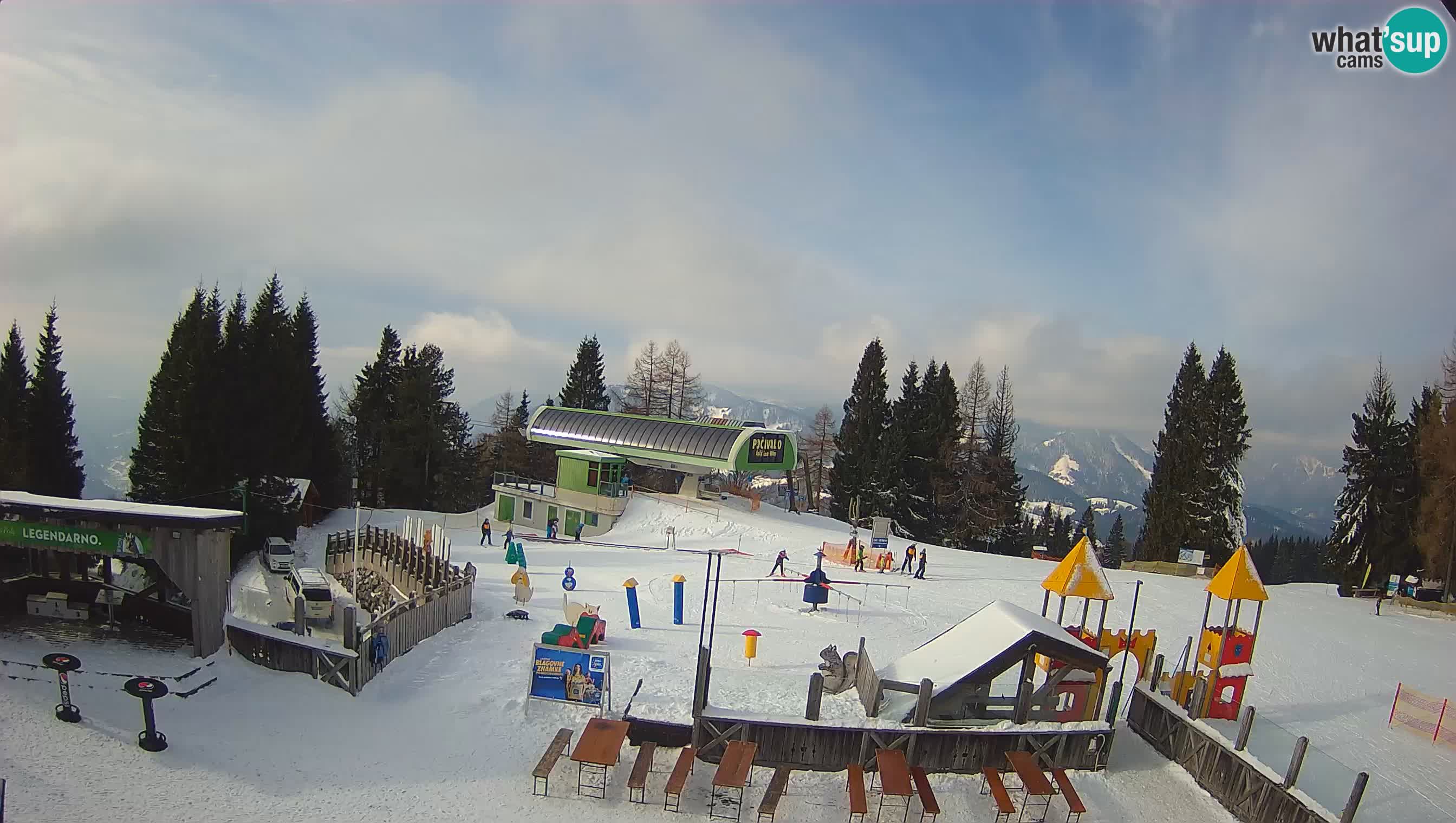 Webcam Počivalo – Alpska Perla | Vista live dalla stazione sciistica di Cerkno