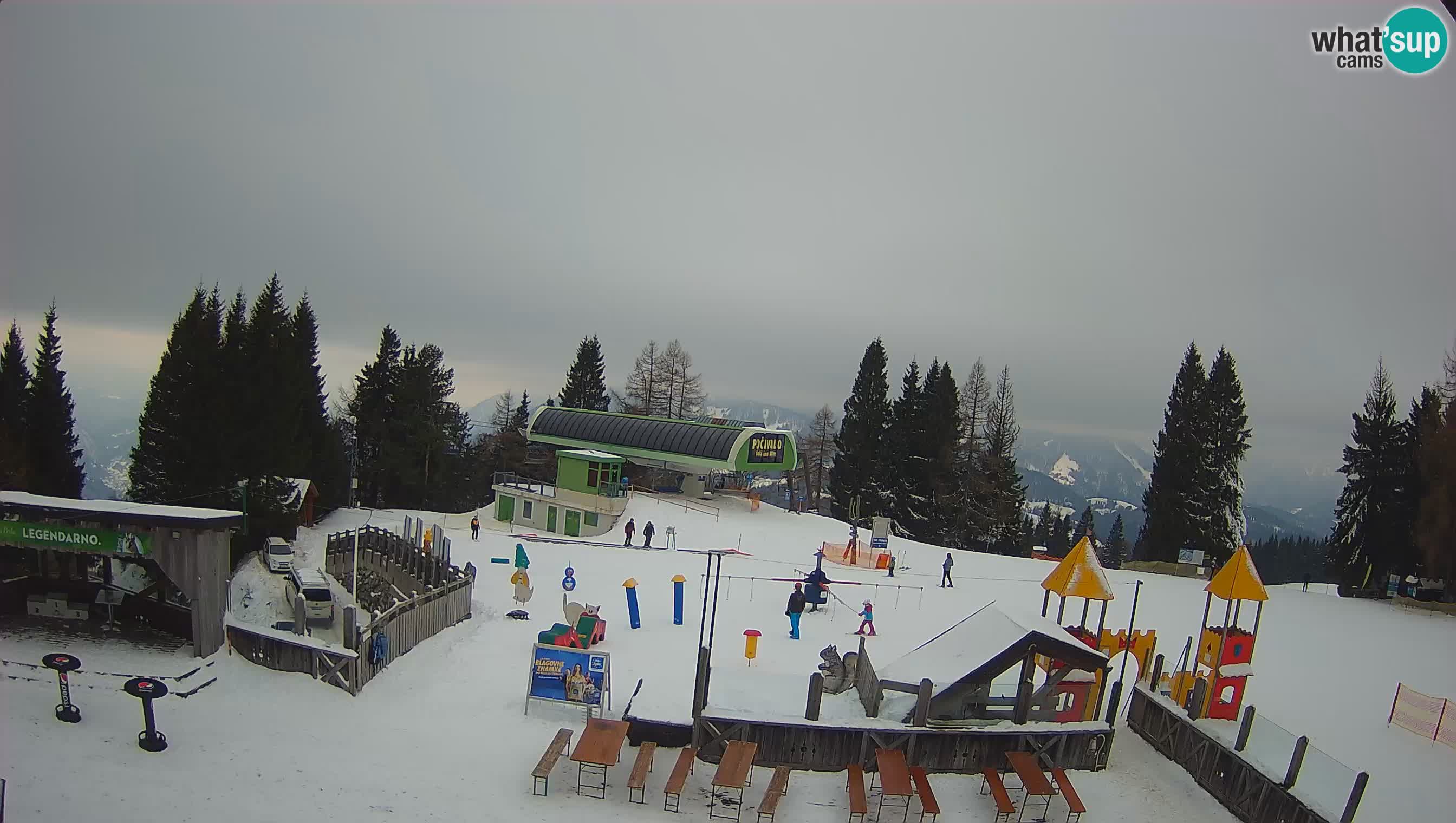 Webcam de la station de ski des Alpes slovènes à Cerkno Počivalo
